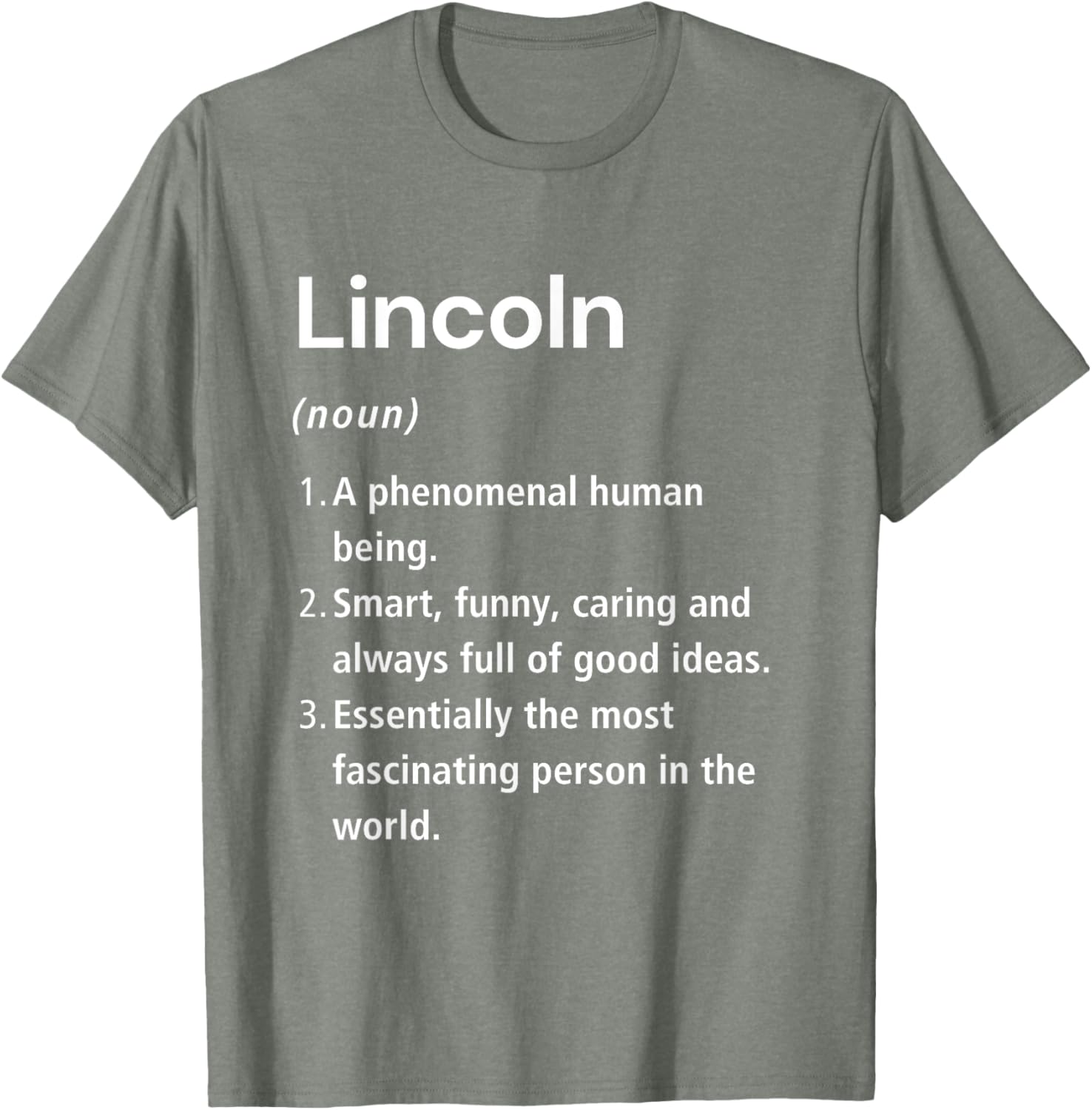 Funny Lincoln Name Definition T-Shirt for Unique Style and Humor - 14