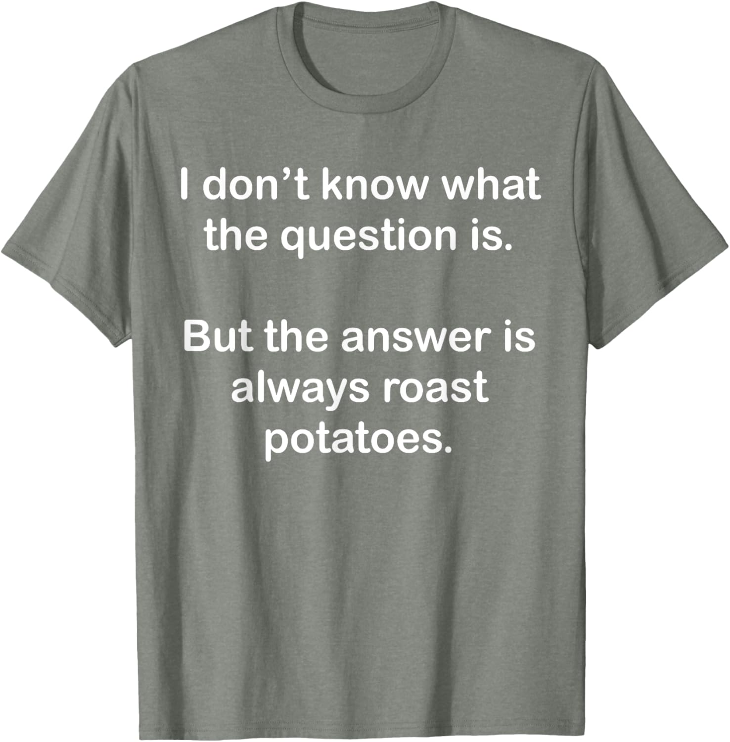 Funny British Food Love T-Shirt for Sunday Roasts and Roast Potatoes - 6