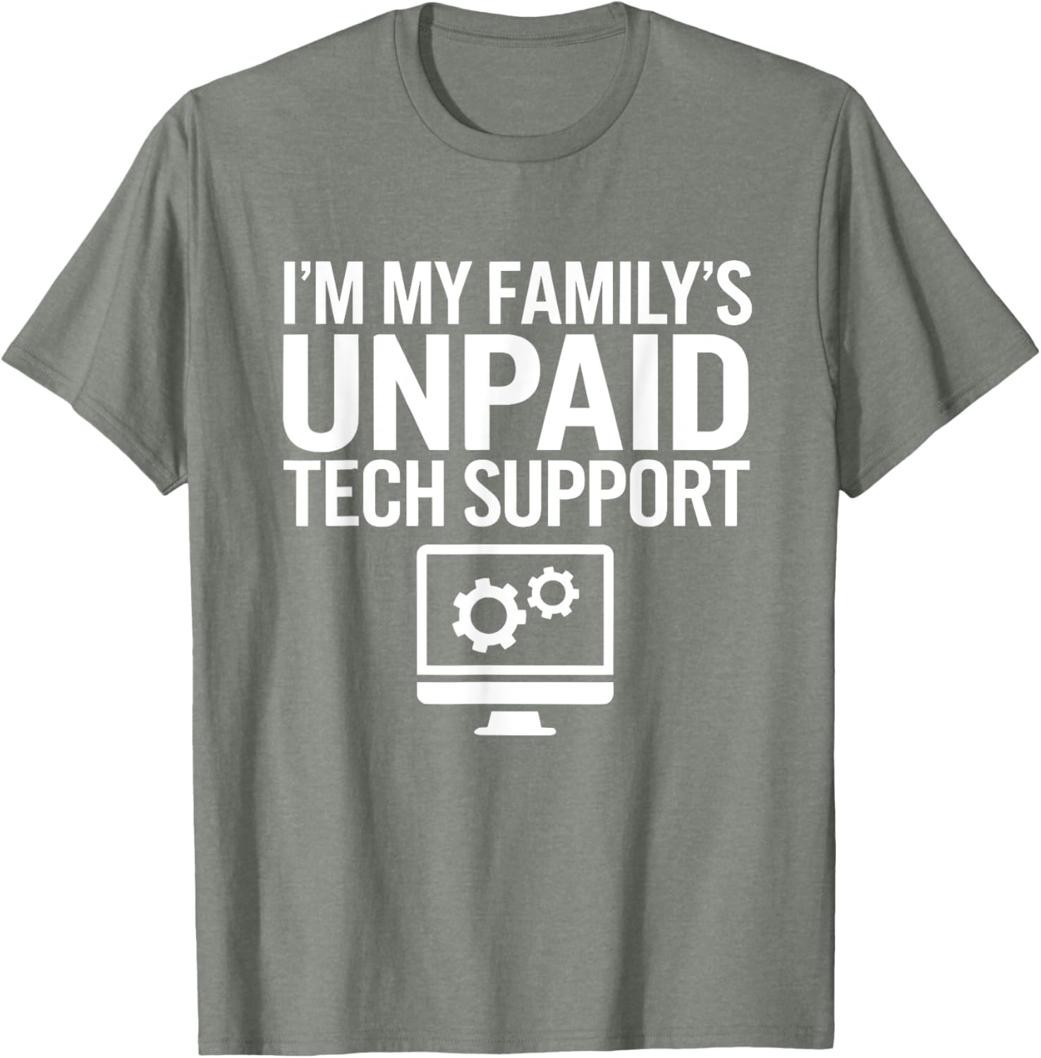 Funny Unpaid Tech Support T-Shirt for Computer Engineers Family Gift - 19