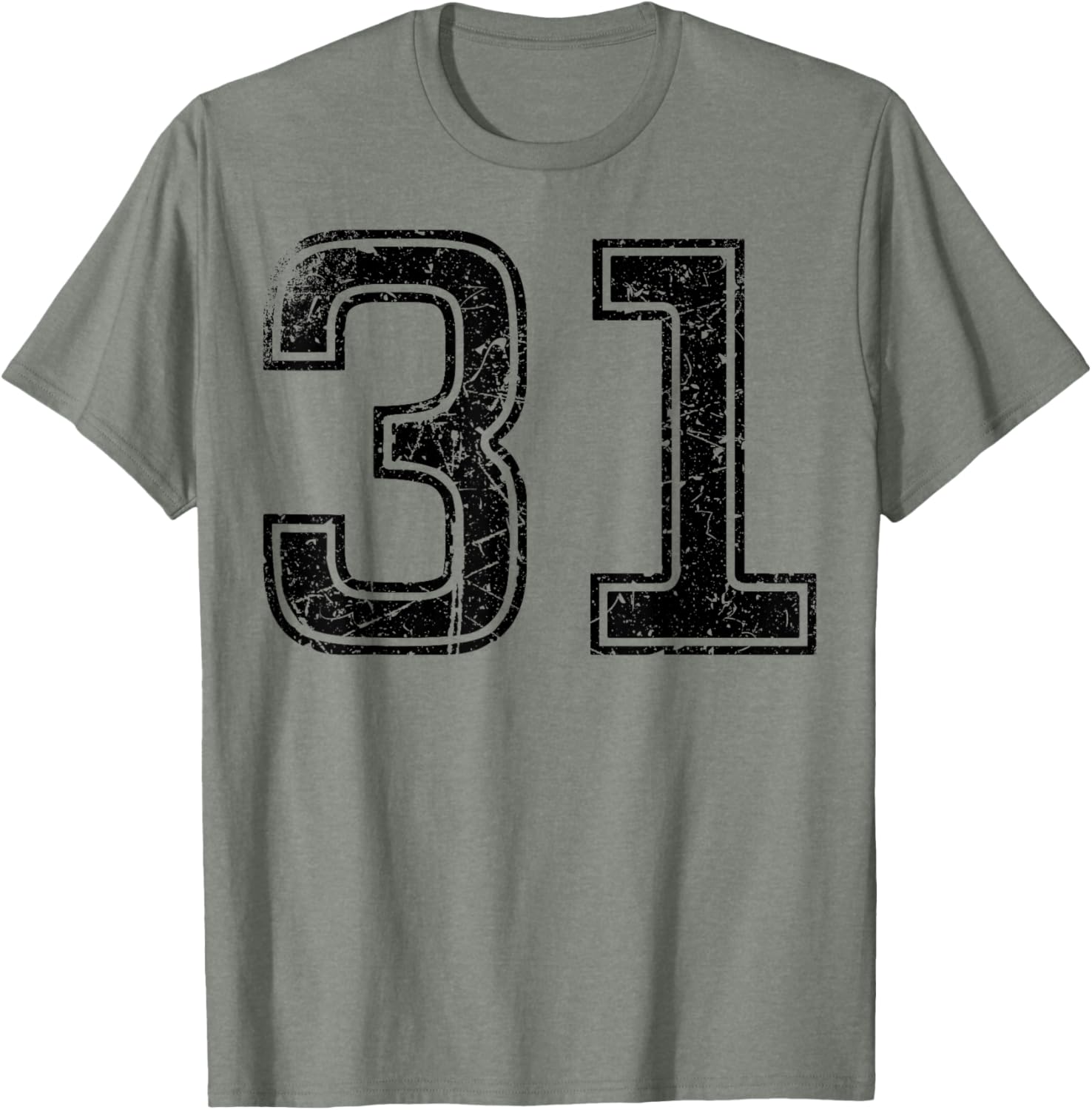 Vintage Sport Black Number 31 T-Shirt for Casual Style Enthusiasts - 15