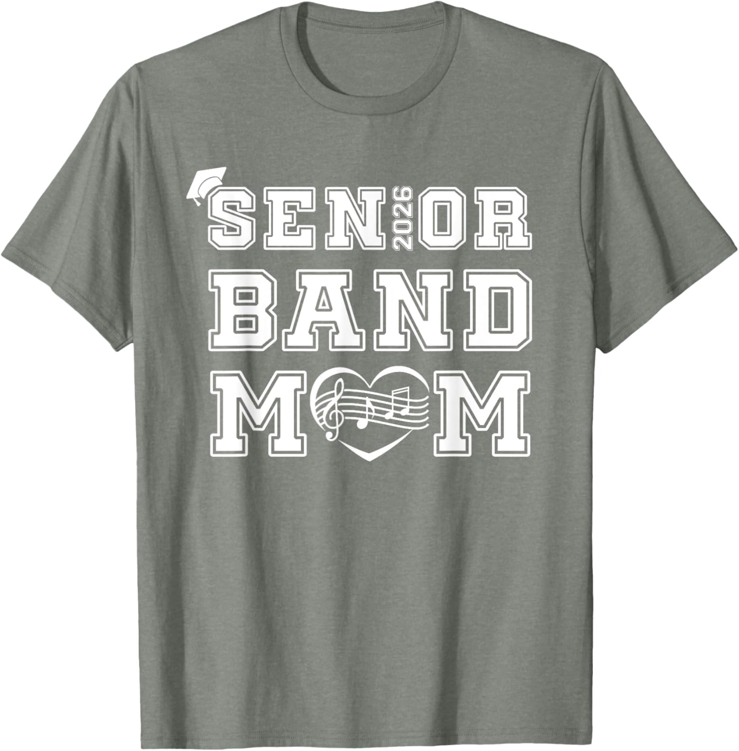 Senior Marching Band Mom Class Of 2026 T-Shirt for Women - Perfect Gift! - 10