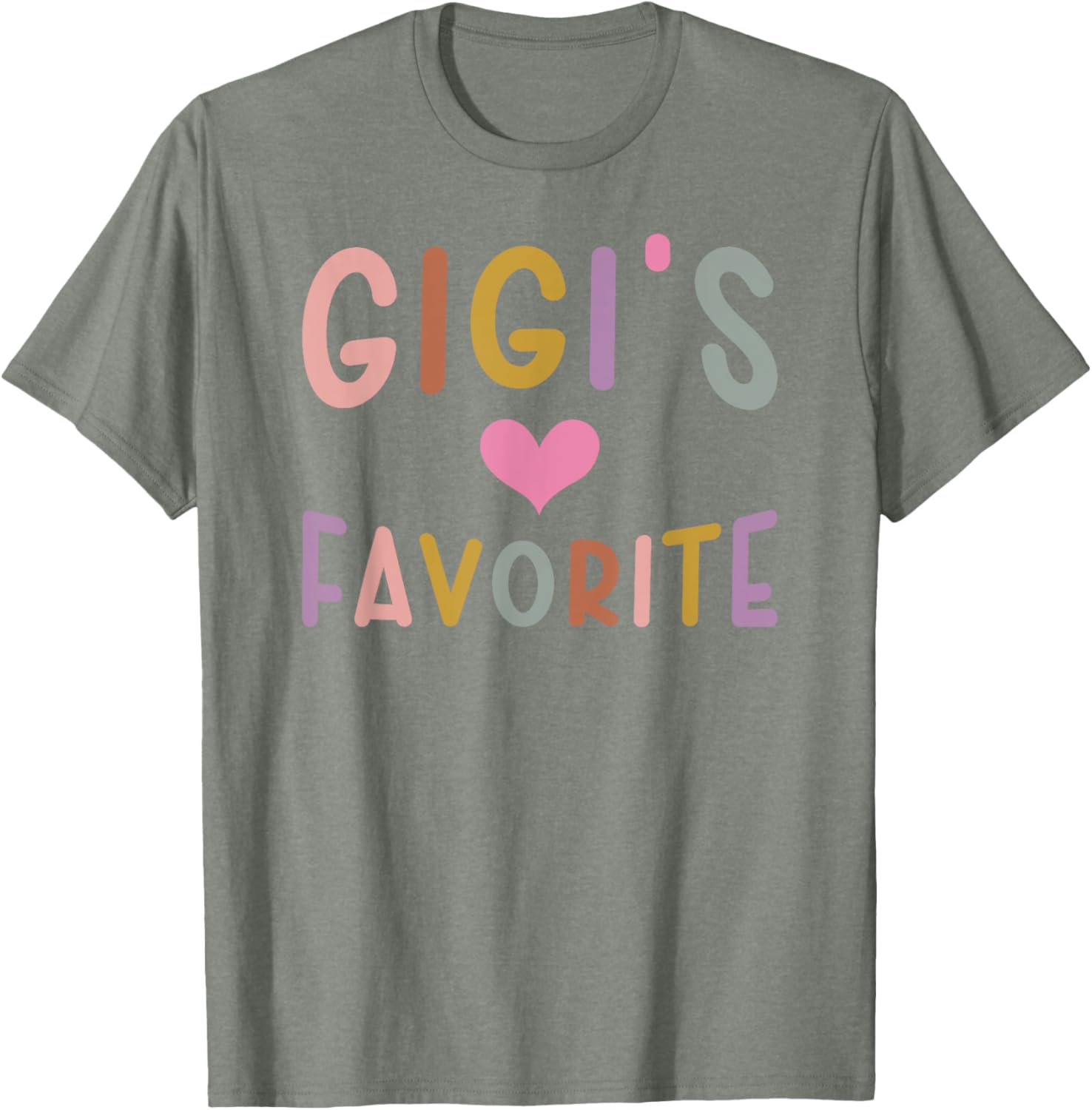 Gigi's Favorite T-Shirt for Grandchildren - Cute Gift for Family Love - 11