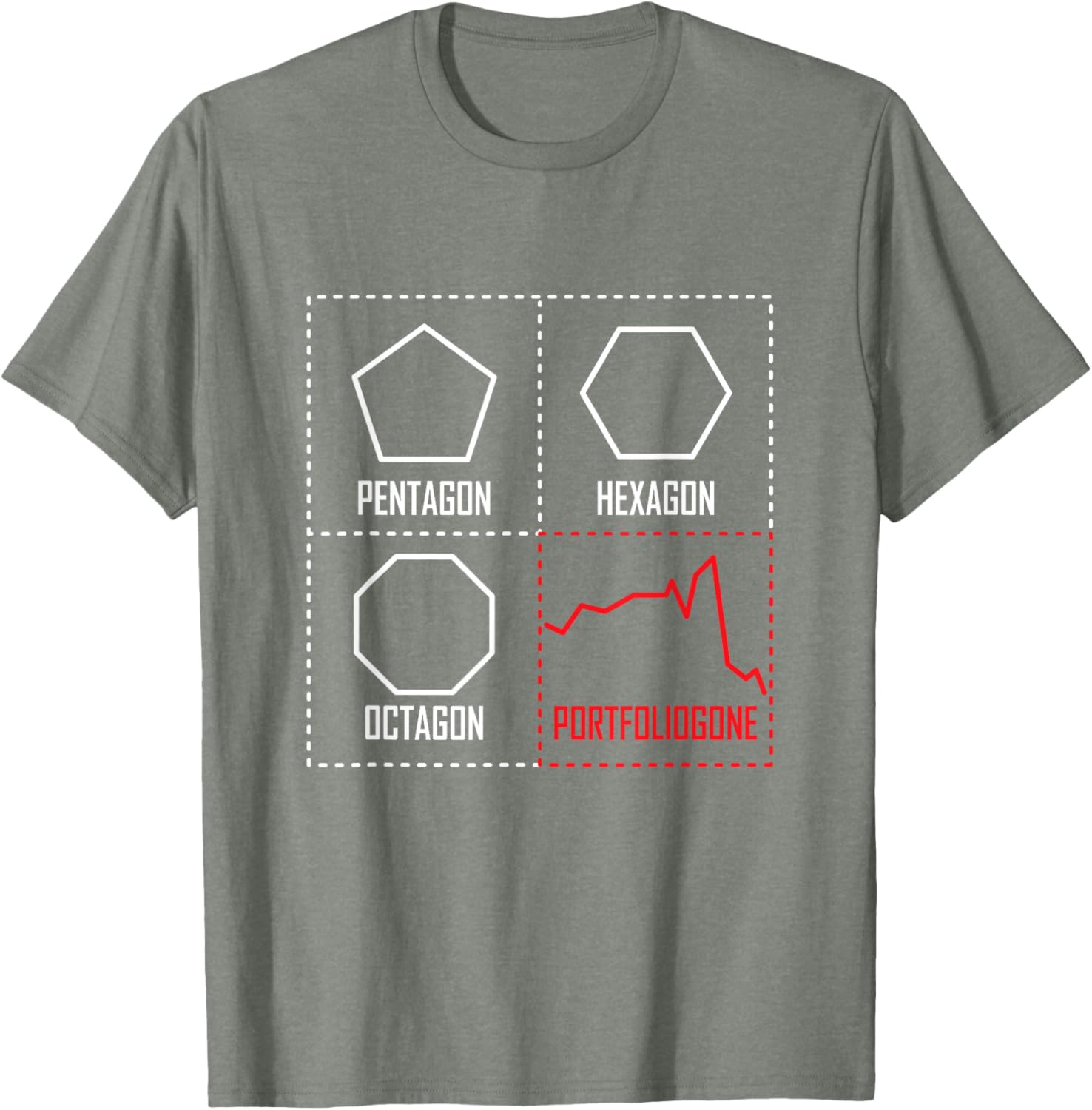 Funny Geometry Portfolio Stock Market Quote T-Shirt for Fun Outfits - 16