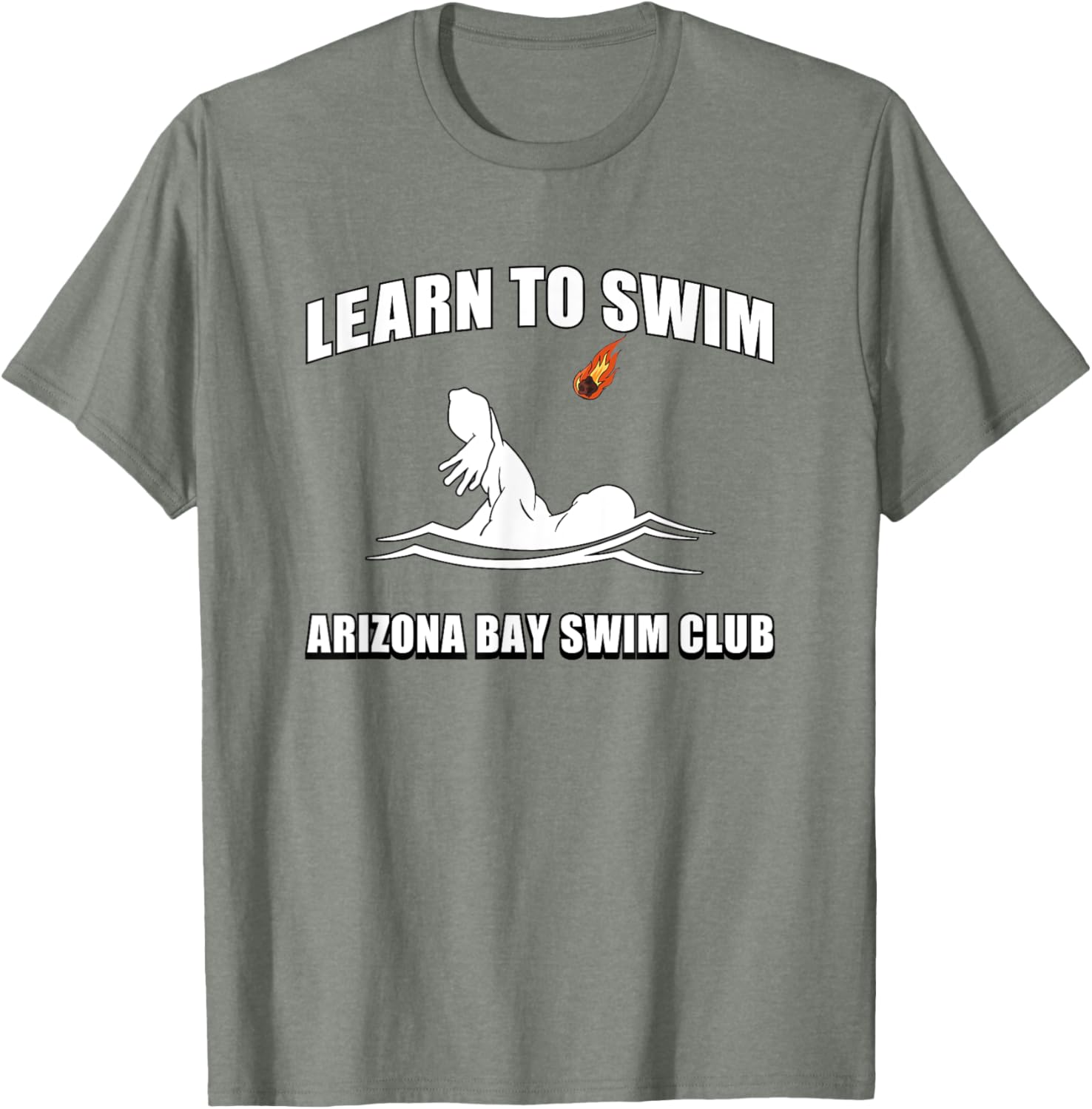 Funny Learn To Swim T-Shirt for Arizona Bay Swim Club Fans - 5