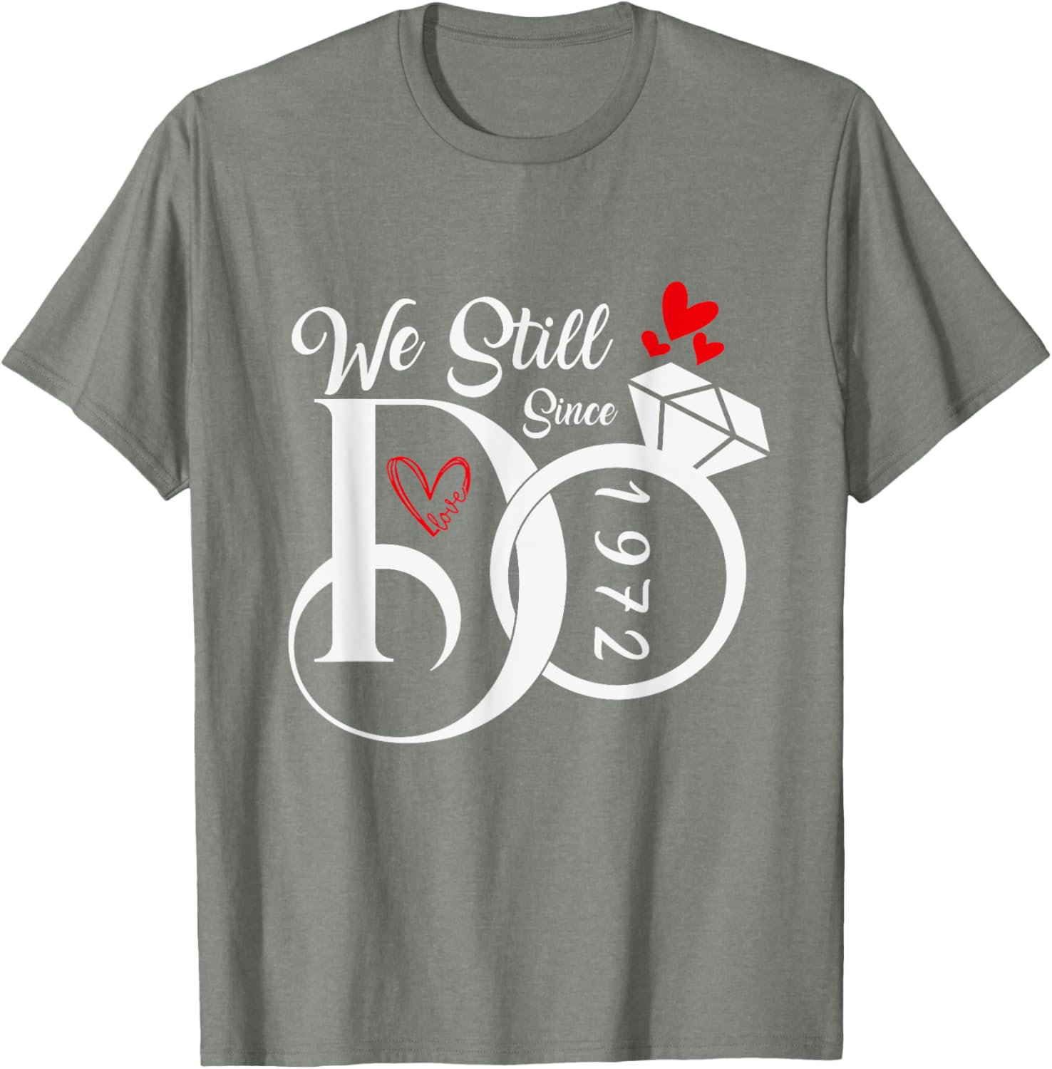 We Still Do 1972 Wedding Anniversary T-Shirt for Couples and Family - 9