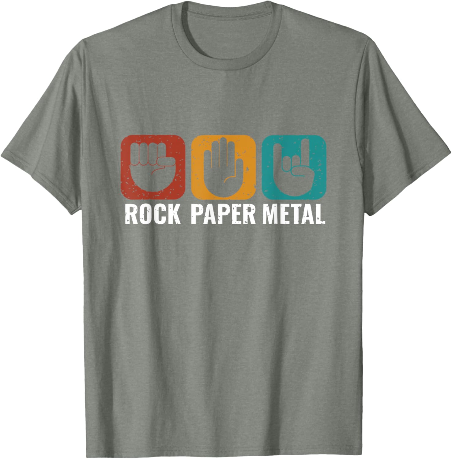 Rock Paper Metal T-Shirt for Metal Fans - Ultimate Music Lover Gift - 7