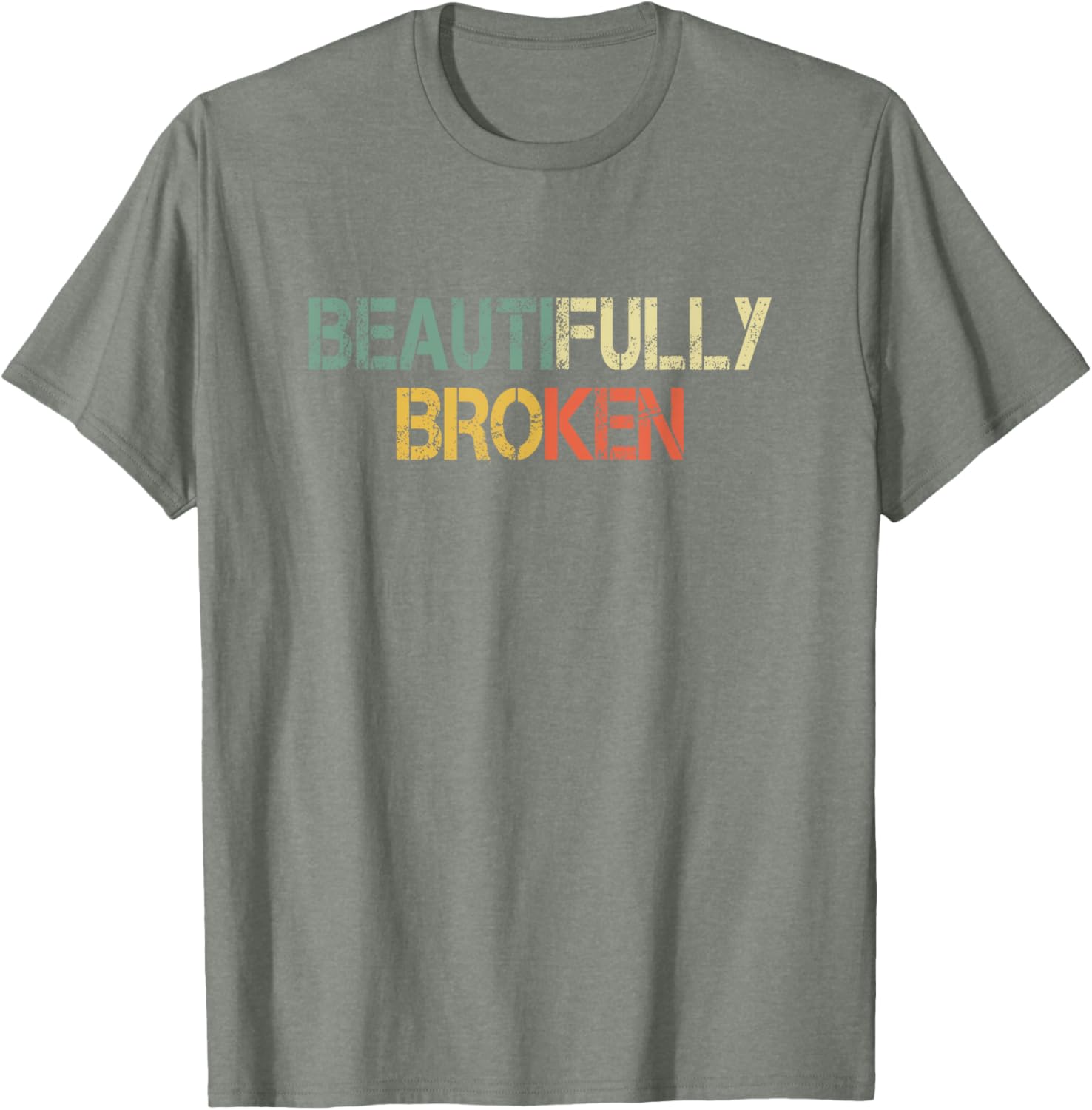 Retro Christian Beautifully Broken T-Shirt for Faith and Style Lovers - 10