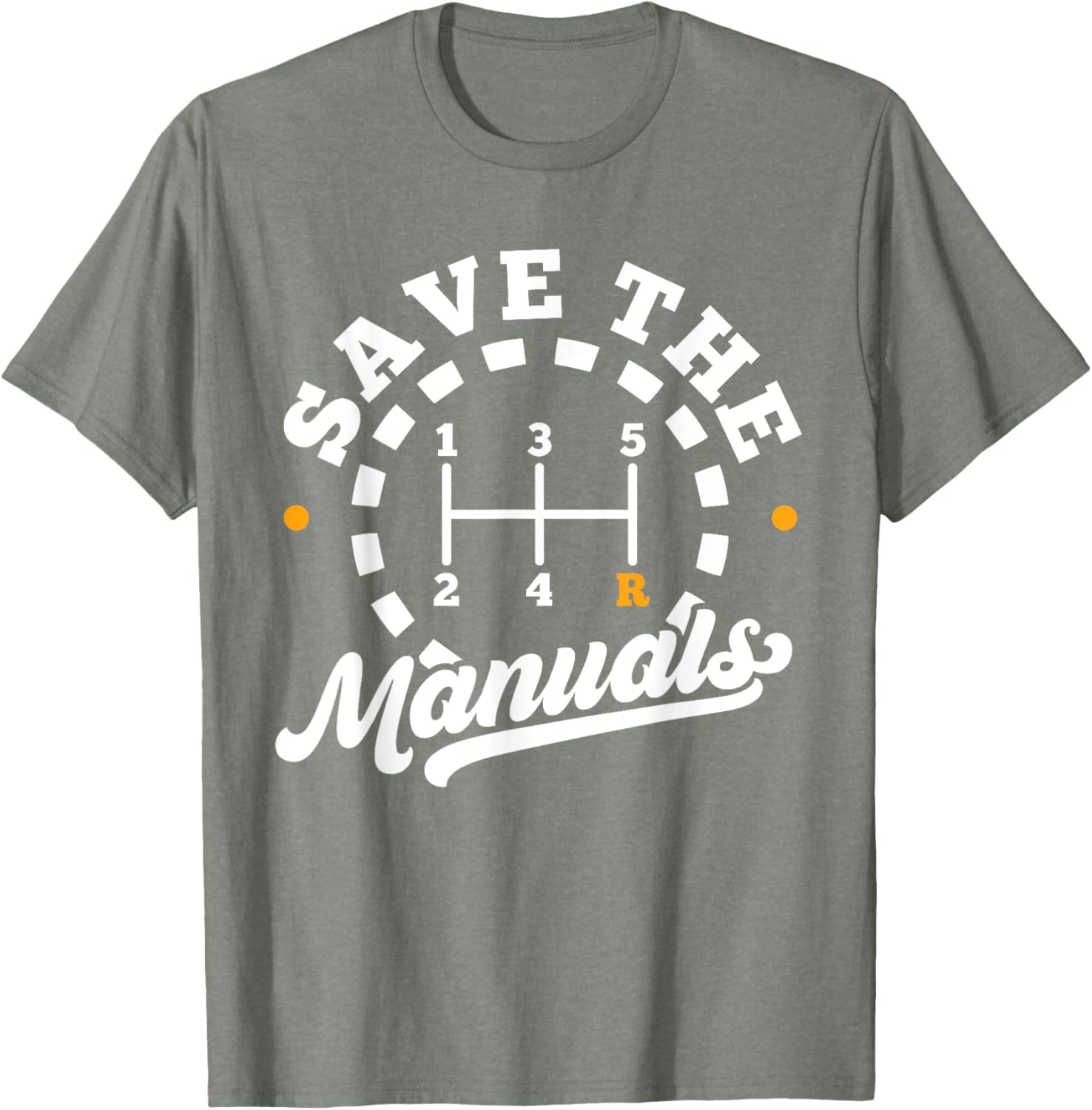 Save The Manuals Car Lover T-Shirt for Stick Shift Enthusiasts - 11