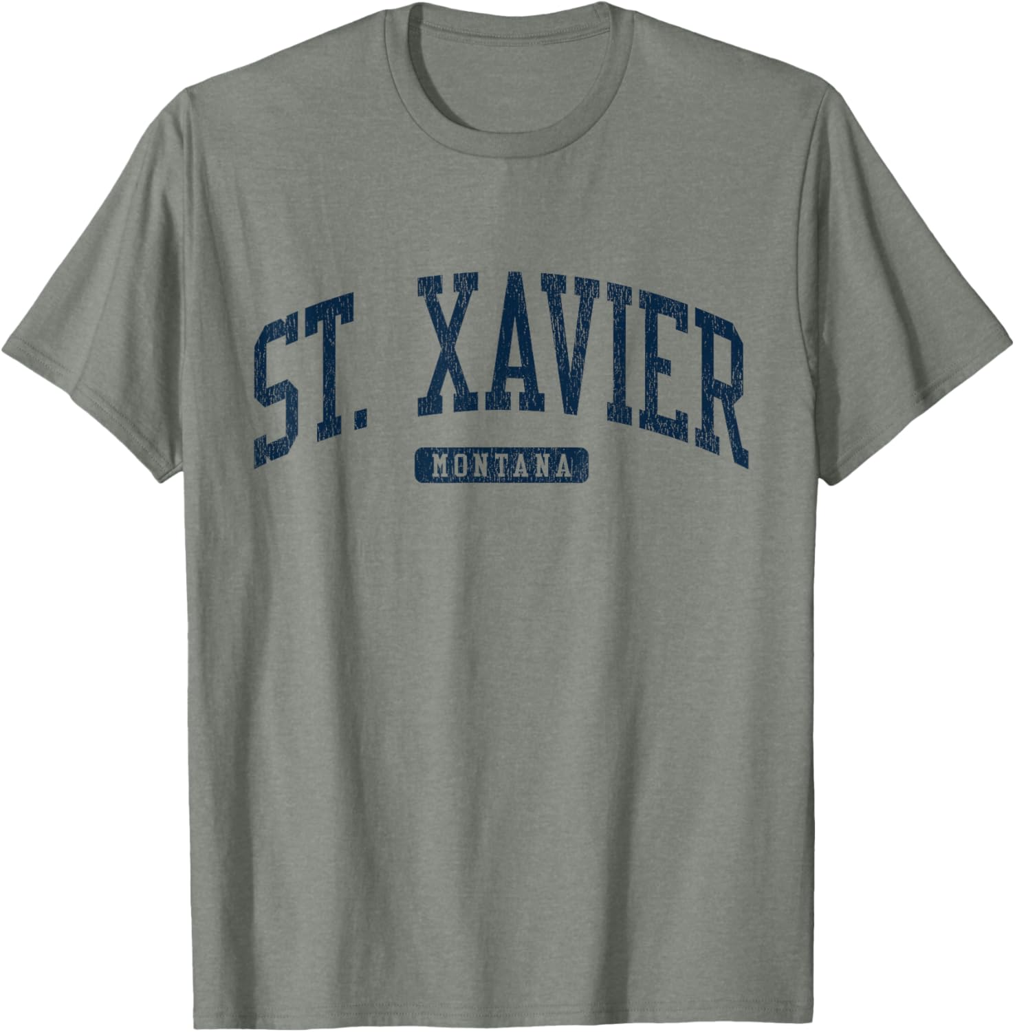 St. Xavier College Montana Blue T-Shirt for Students and Alumni - 1