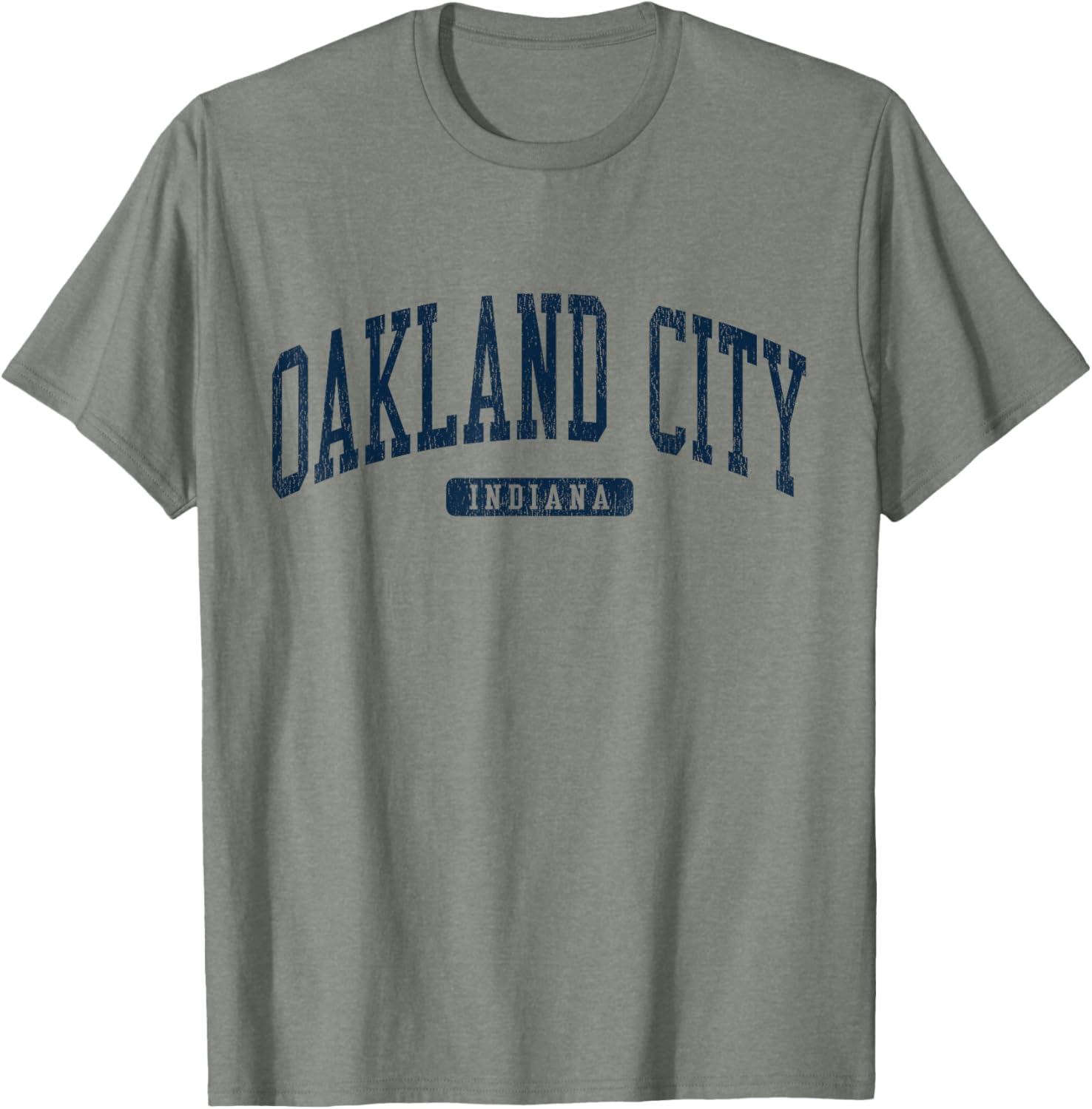 Oakland City Indiana College University Style Blue T-Shirt for Men and Women - 15