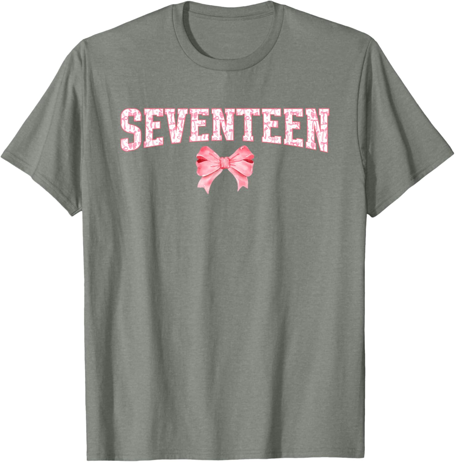 17th Birthday Coquette Bow T-Shirt for Stylish Seventeen Year Olds - 11