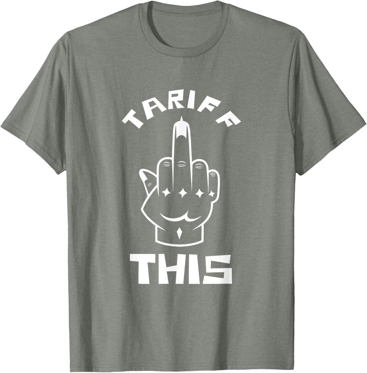 Funny Tariff This Middle Finger T-Shirt for Inflation and High Prices - 7