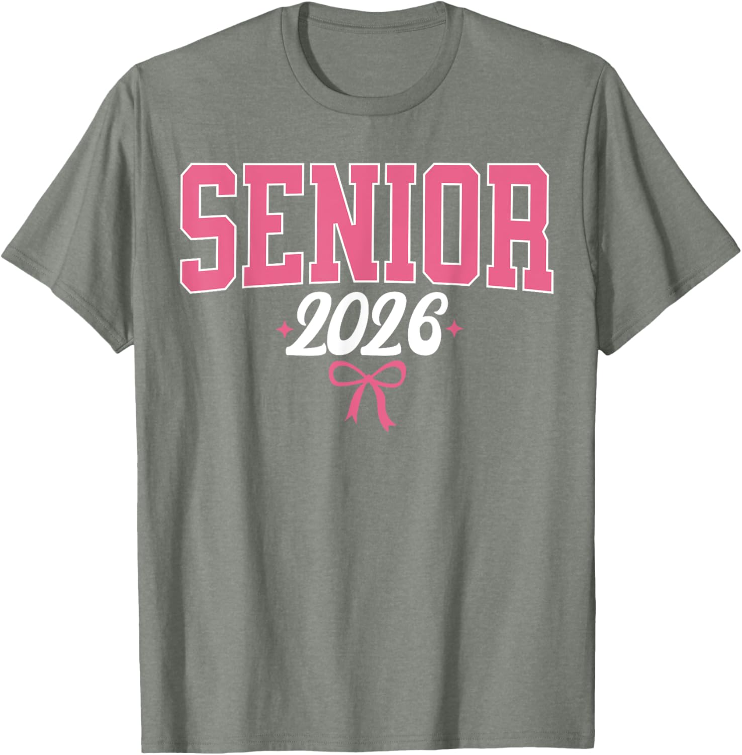 Pink Coquette Bow Graduation T-Shirt for Women Class of 2026 - 14