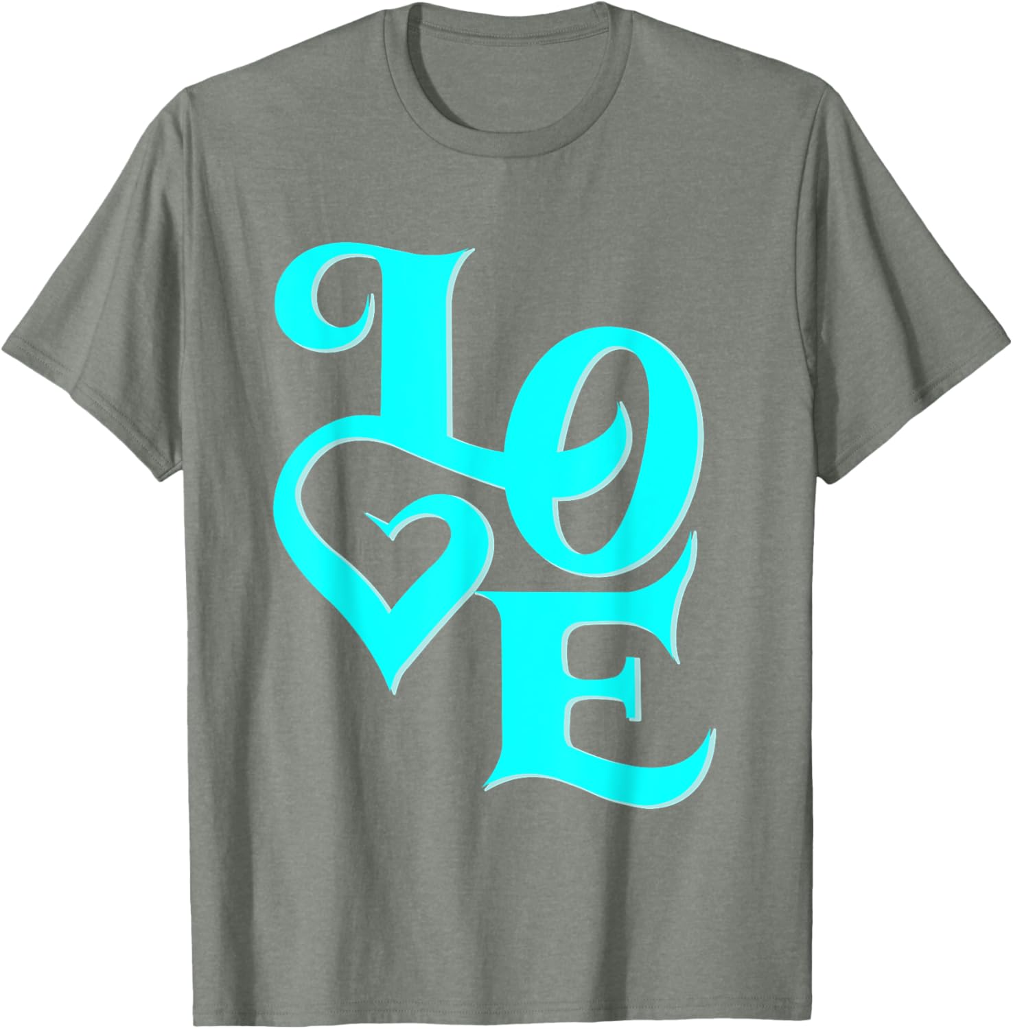 Stylish Turquoise Graphic T-Shirt Perfect for Fashionable Outfits - 20