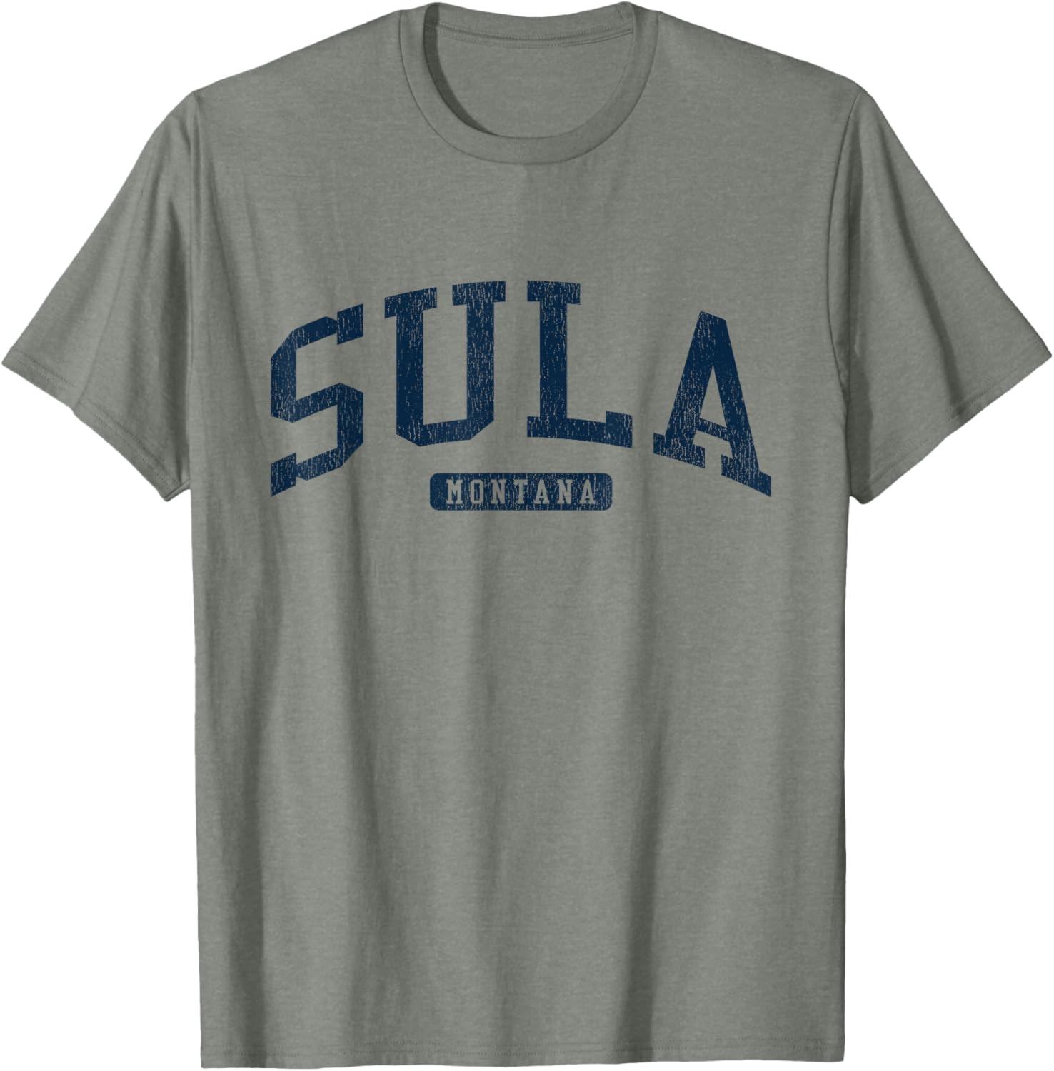 Sula Montana College University Style Blue T-Shirt for Casual Wear - 12