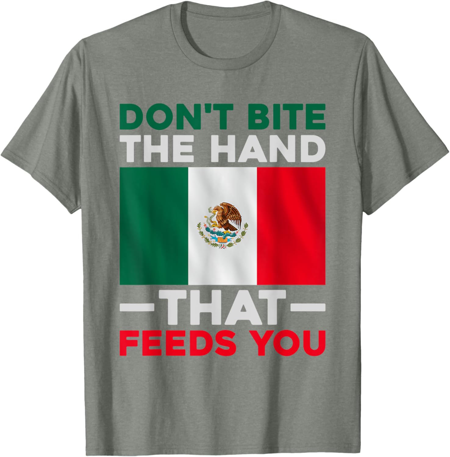 Don't Bite the Hand That Feeds You Immigration Ice Raids T-Shirt - 19