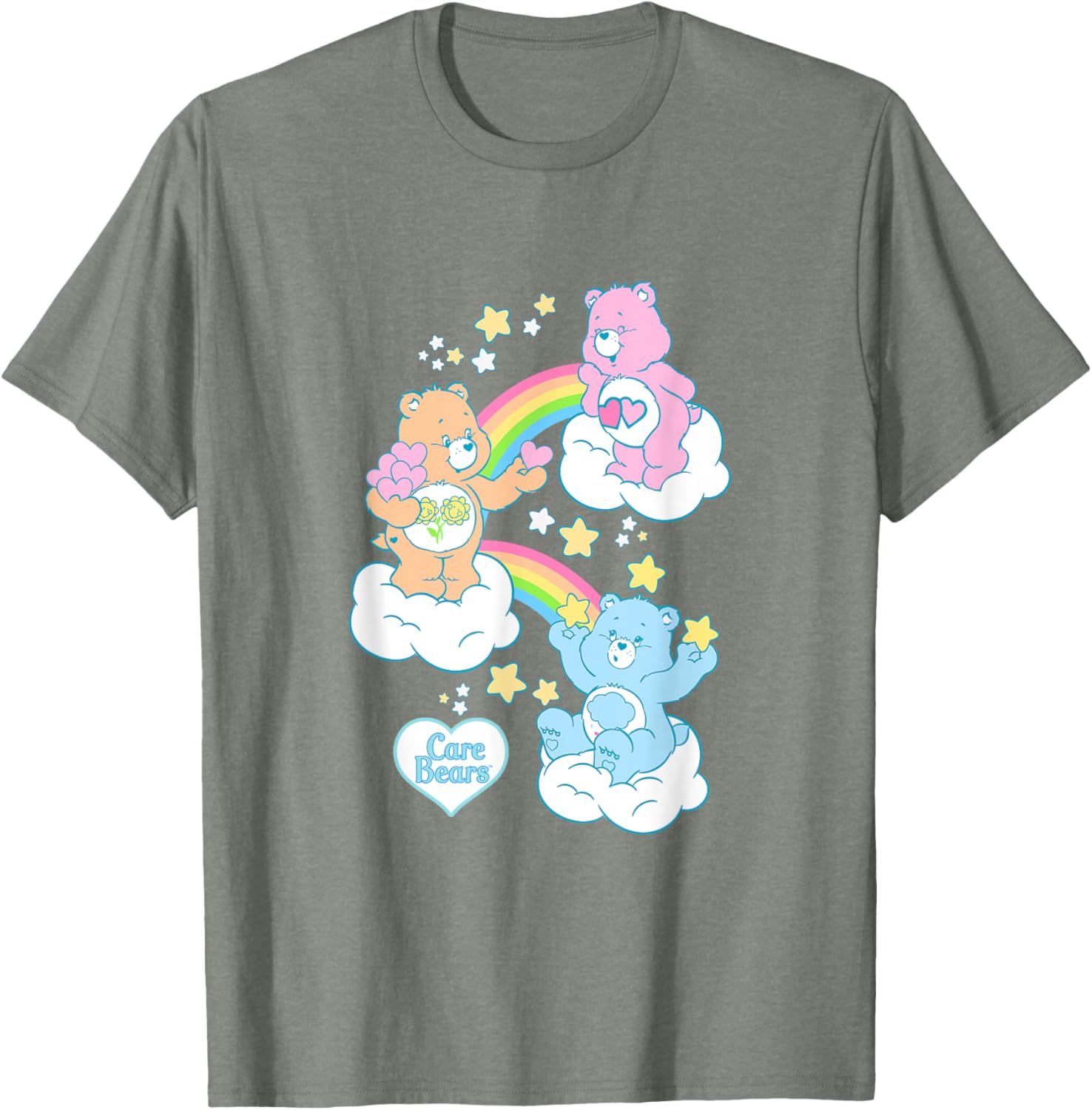 Care Bears Rainbow Kingdom Original Bear T-Shirt for Fun Stylish Wear - 12