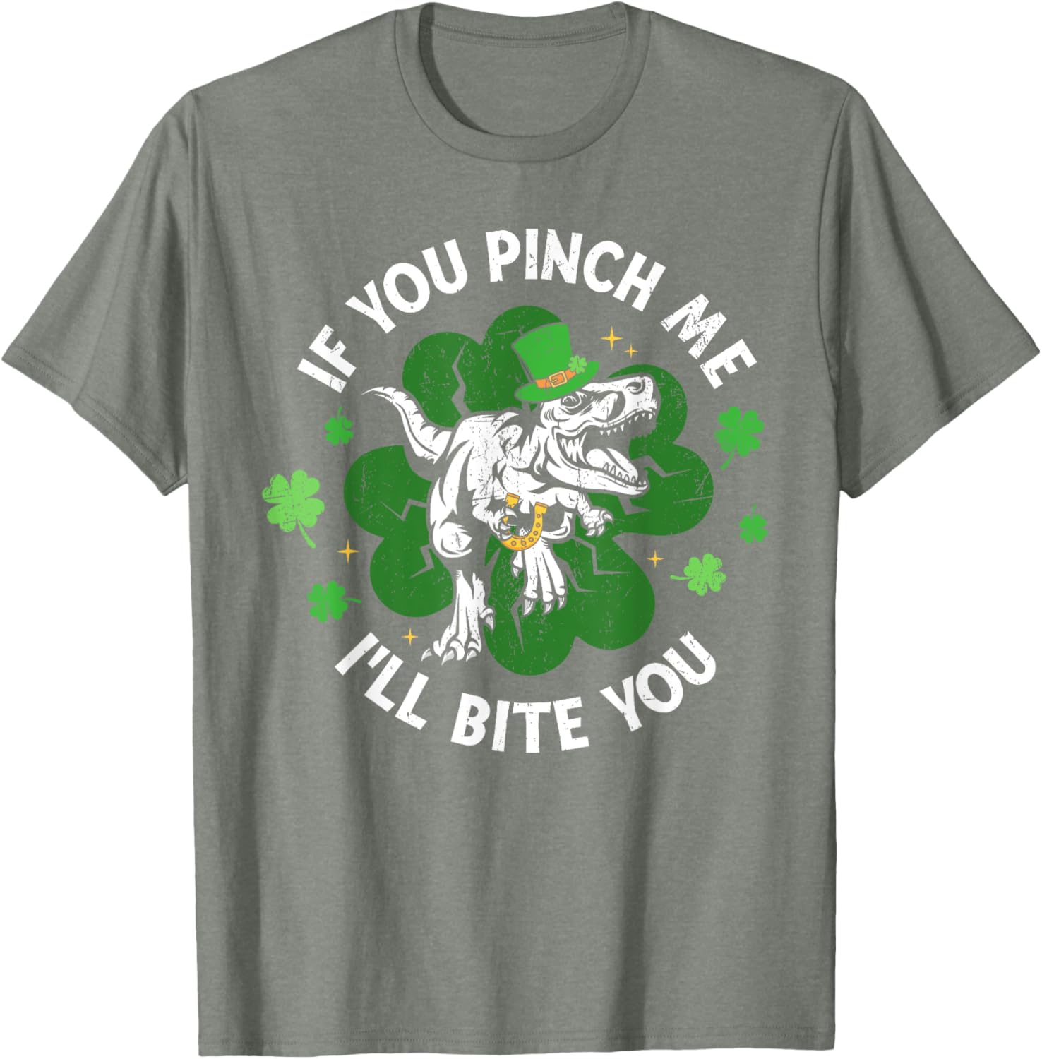 Funny Dinosaur T-Shirt for Men and Women - If You Pinch Me I'll Bite You - 14
