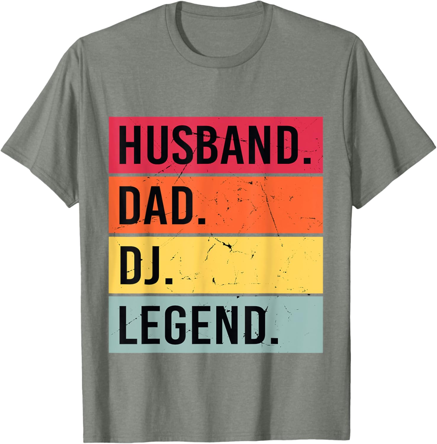 Husband Dad DJ Legend T-Shirt for Father's Day Music Lovers - 23