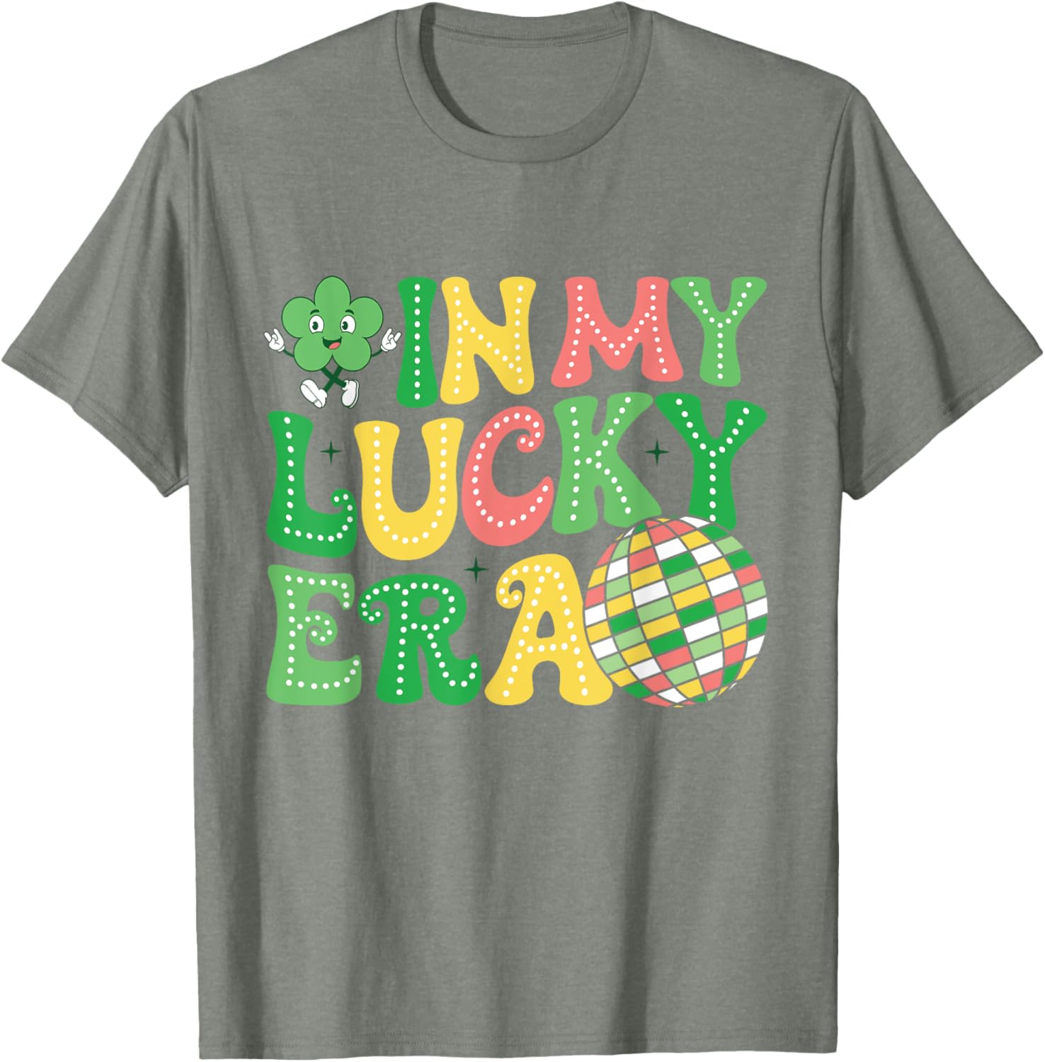 Funny St Patricks Day Shamrock T-Shirt for Kids - Lucky Era Design - 18