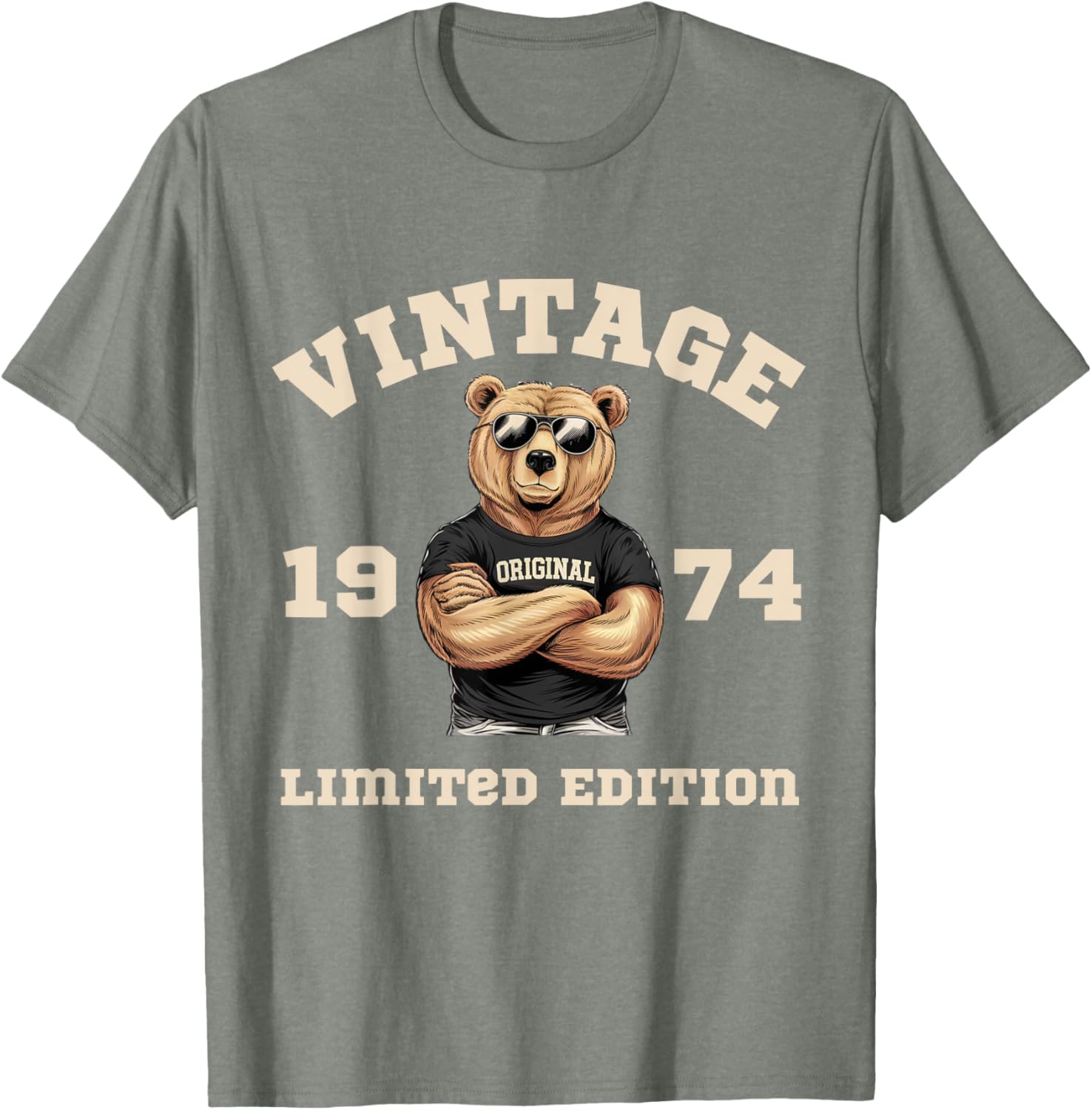 Mens Vintage 51st Birthday Teddy Bear T-Shirt 1974 Gift Idea - 16