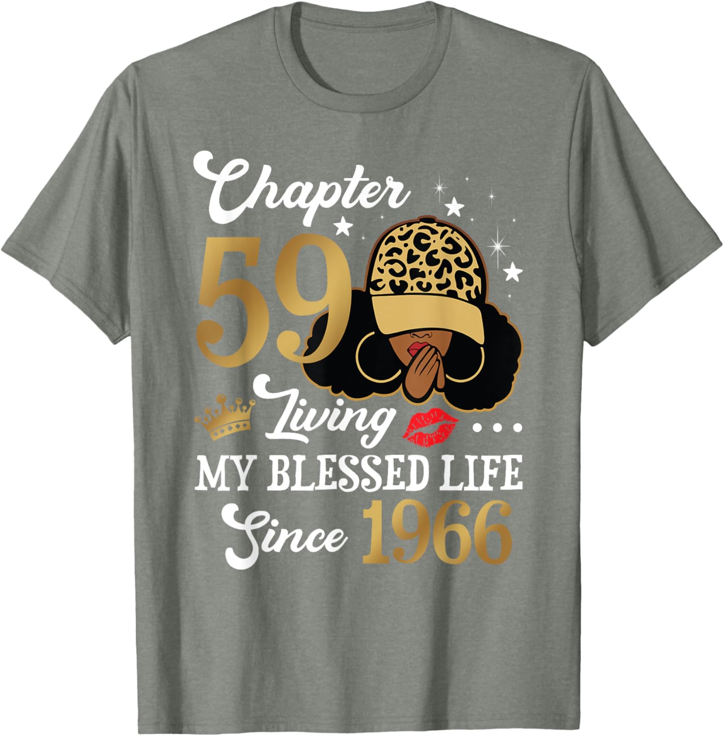 Black Woman Chapter 59 Blessed Life Since 1966 T-Shirt for All Ages - 9