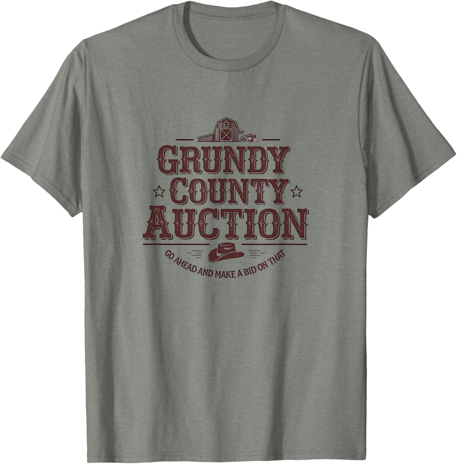 Grundy County Auction T-Shirt for Casual Style and Comfort - 3