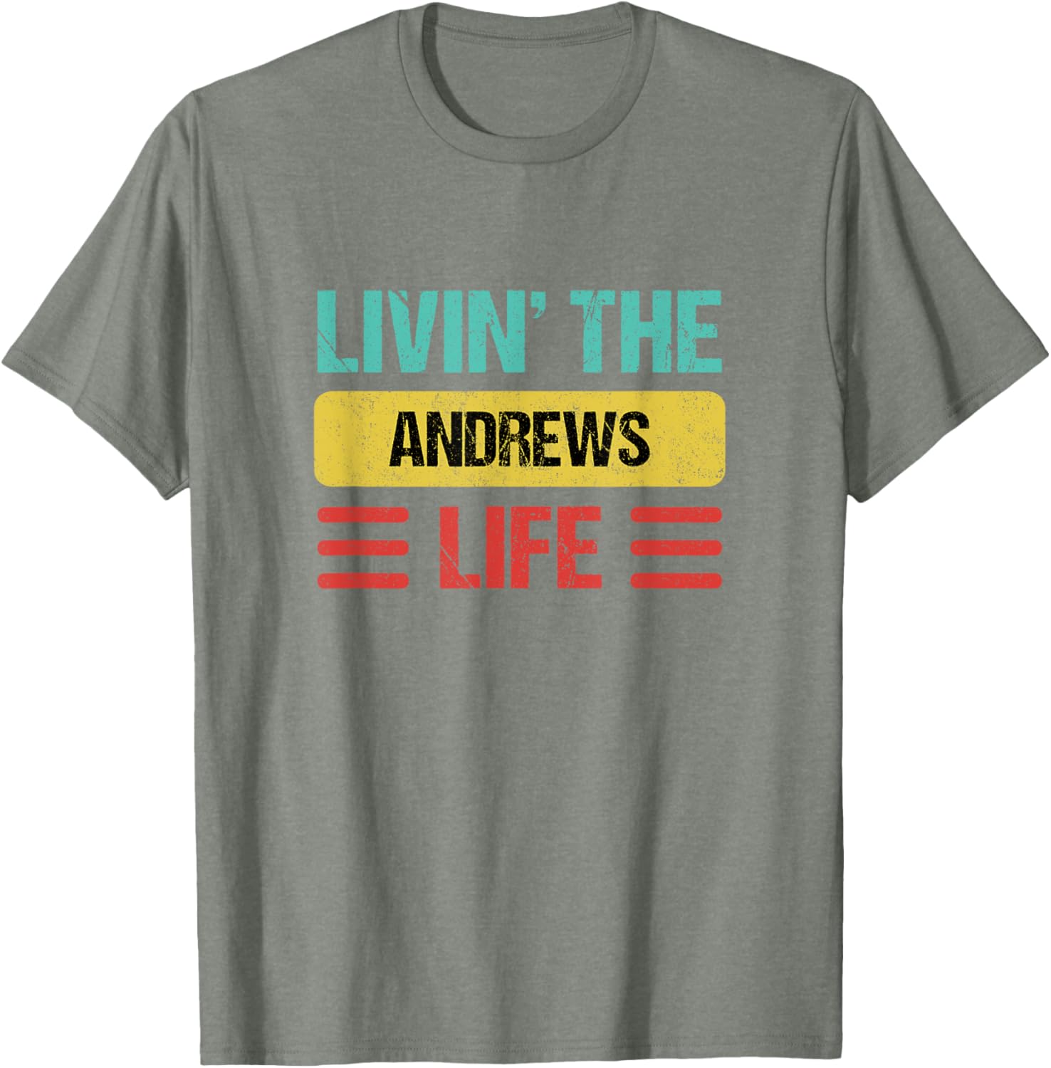 Personalized Andrews Name T-Shirt for Cool Casual Style and Fun - 21