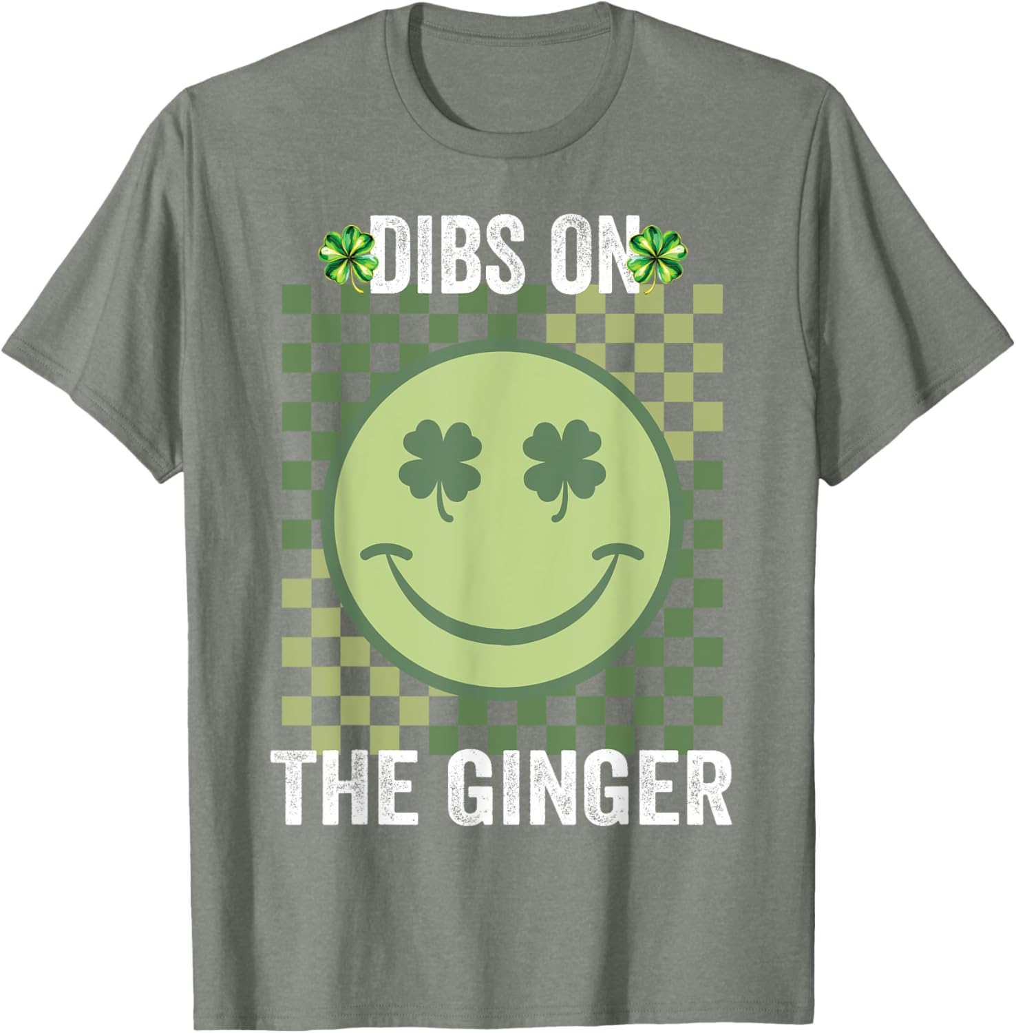 Dibs on the Ginger St Patrick's Shamrock T-Shirt for Women and Girls - 22