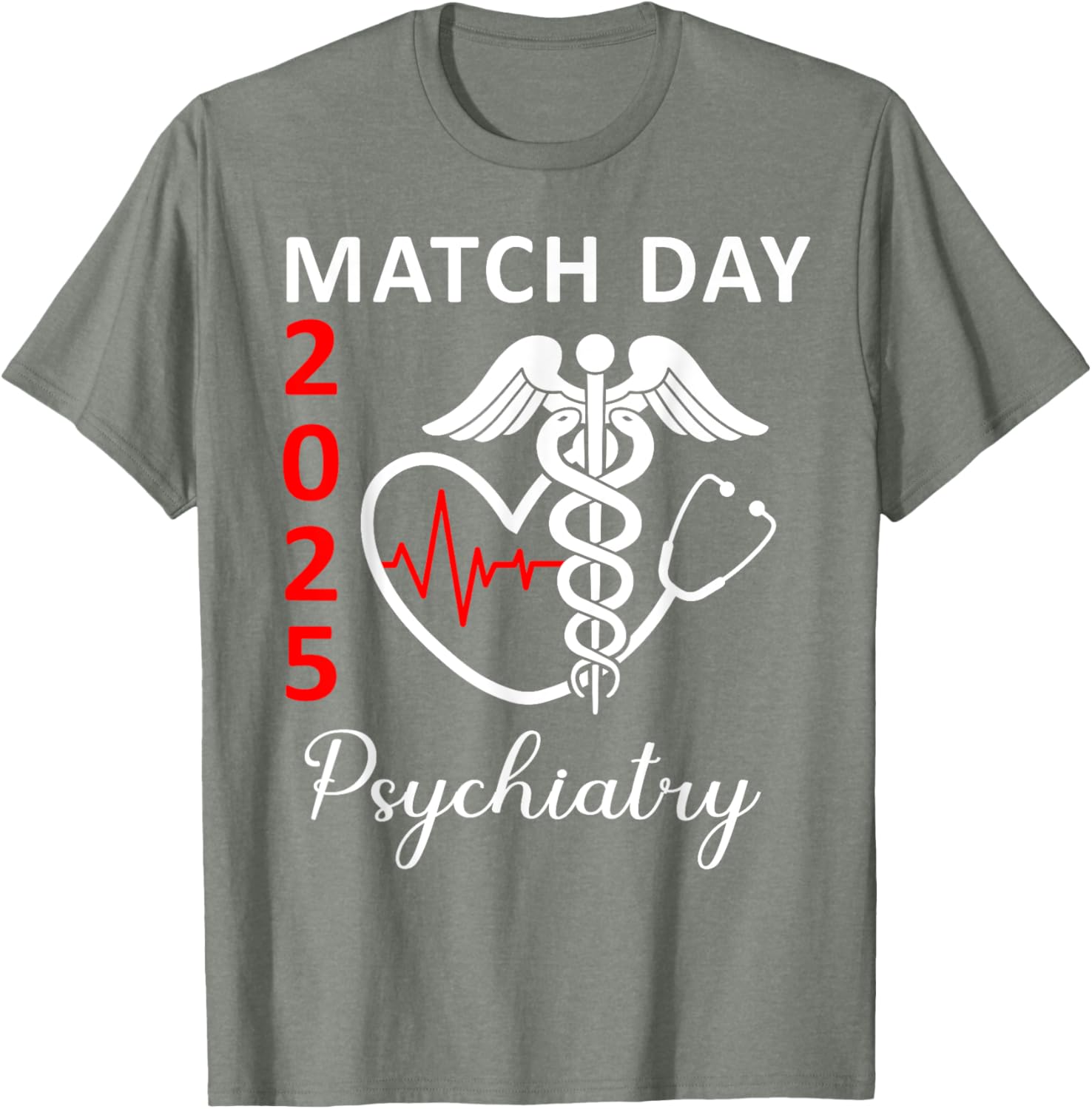 Match Day 2025 Psychiatry Residency T-Shirt for Future Doctors MD - 8