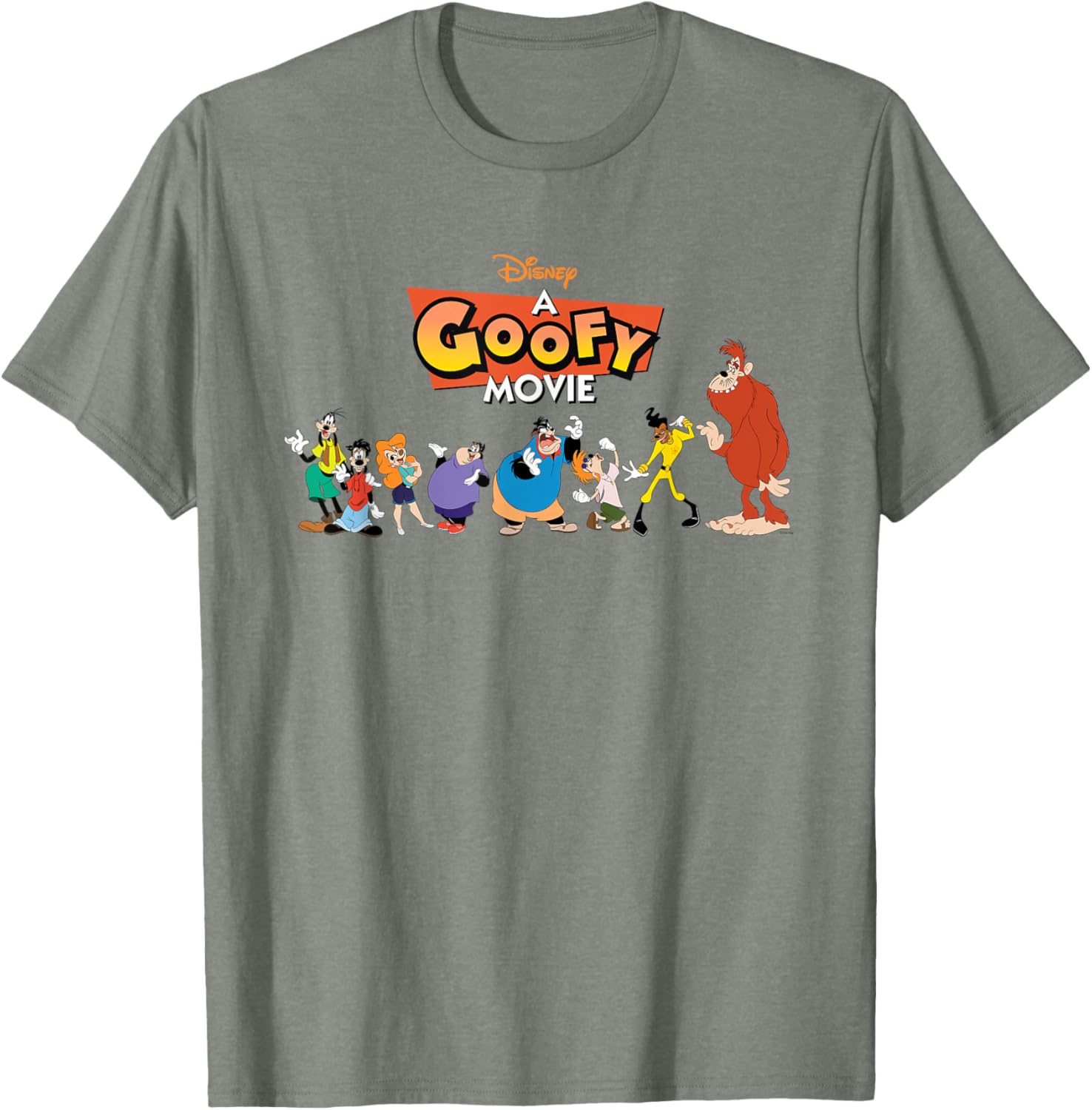Disney A Goofy Movie 30th Anniversary Character Logo T-Shirt for Fans - 25