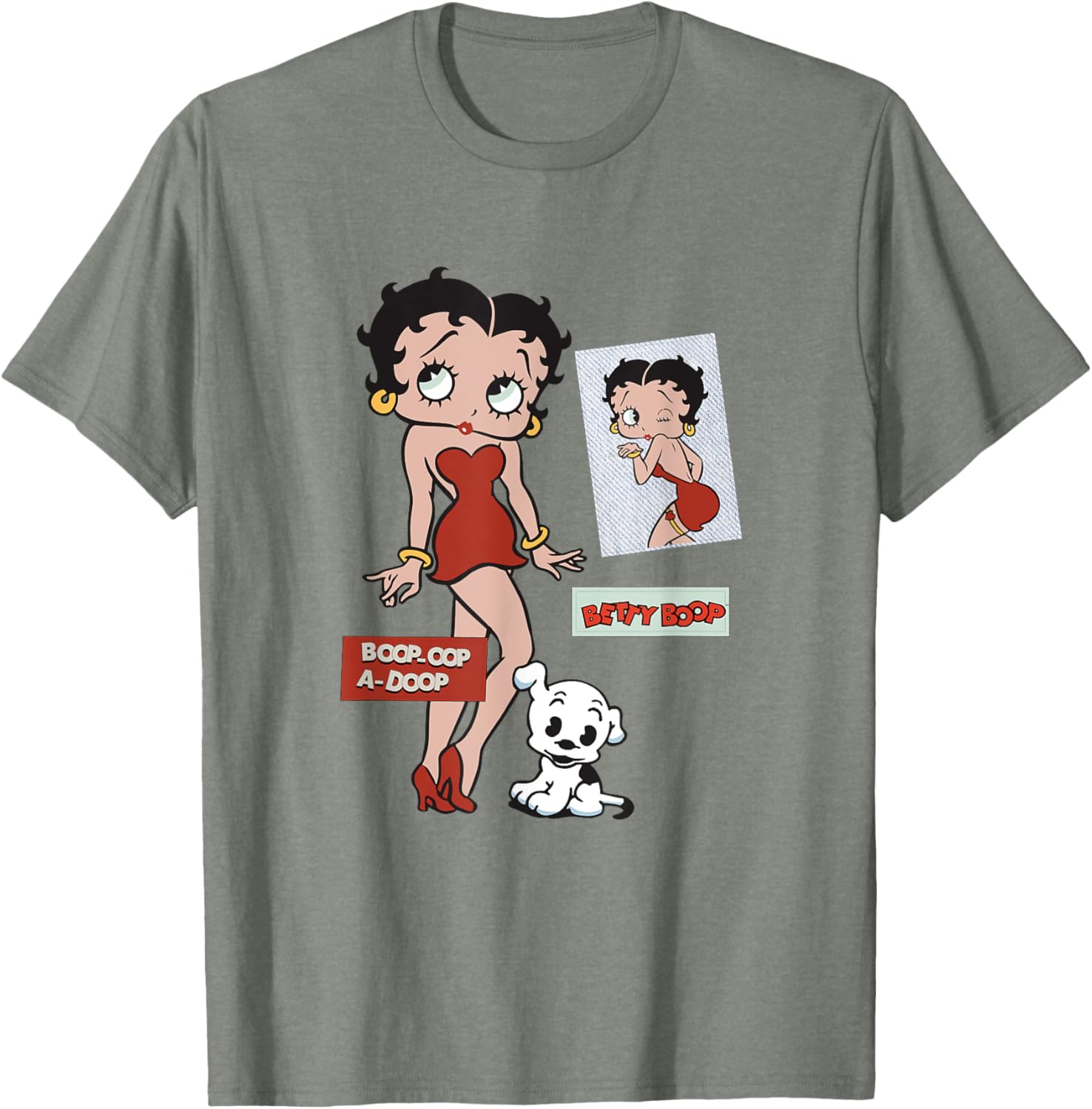 Betty Boop Picture Perfect Patches T-Shirt for Fun Fashion Lovers - 5