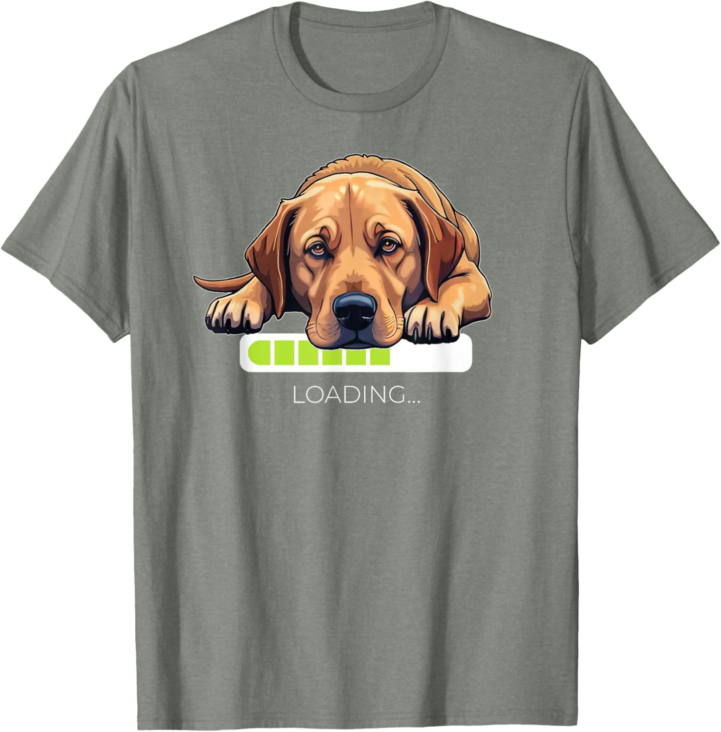 Labrador Retriever Dog Loading Graphic T-Shirt for Dog Lovers - 12