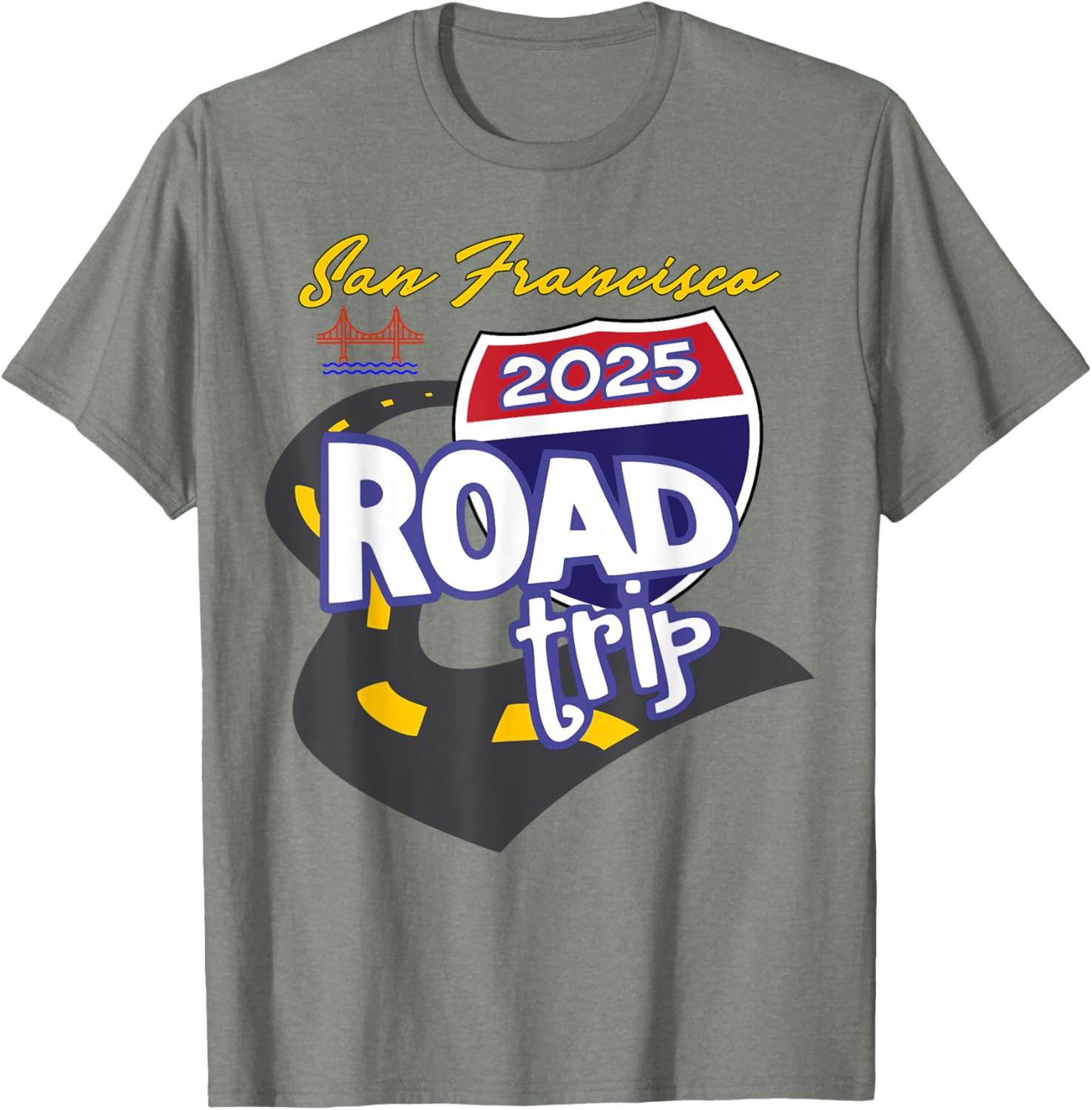 2025 San Francisco Road Trip T-Shirt for Travel Lovers and Adventurers - 7