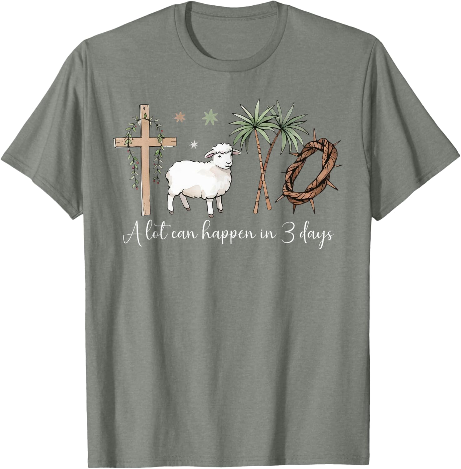 A Lot Can Happen in 3 Days Christian Easter Faith T-Shirt for Jesus Fans - 12