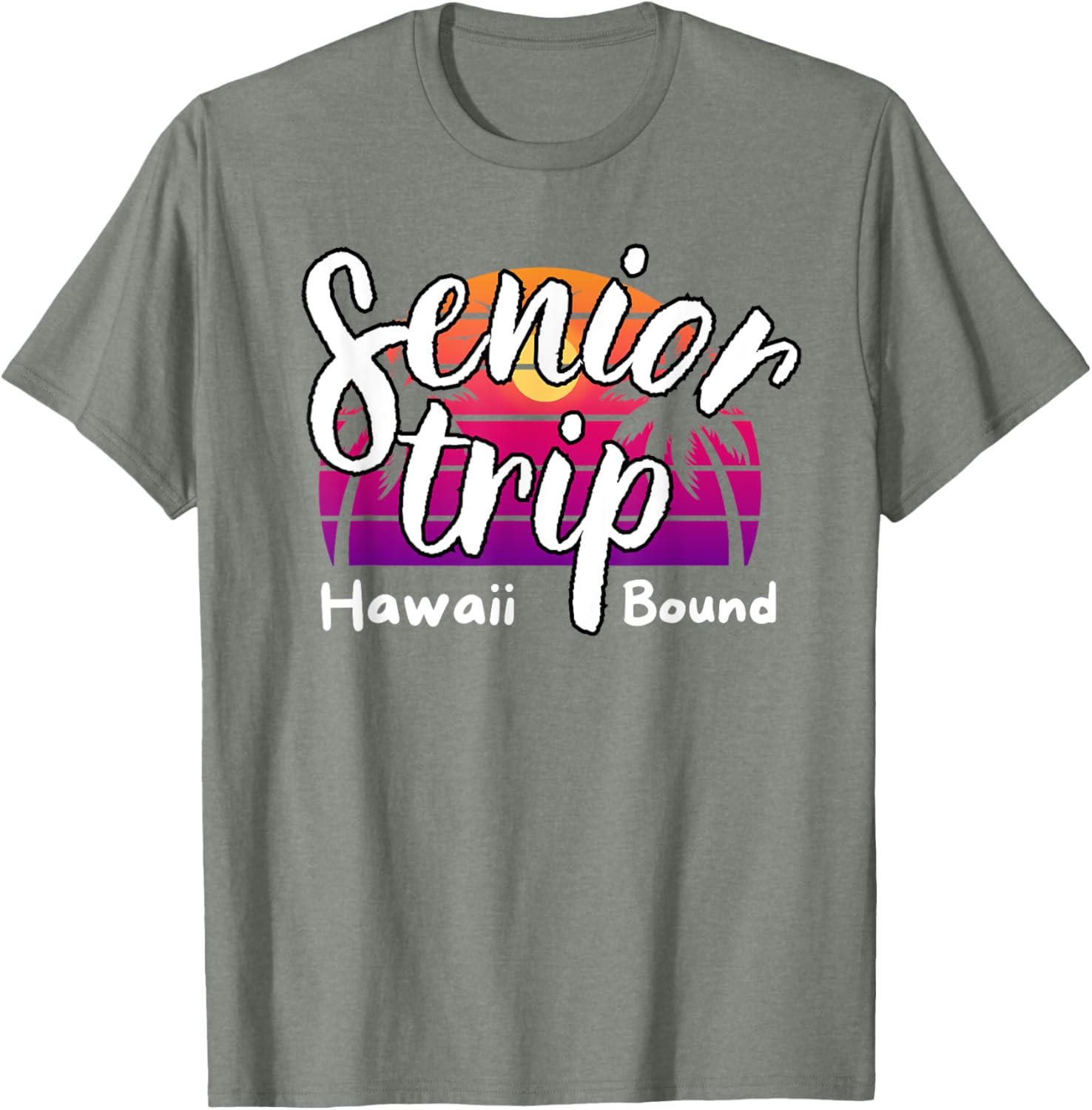 Senior Trip Hawaii Bound Tropical Family Vacation T-Shirt 2025 - 16