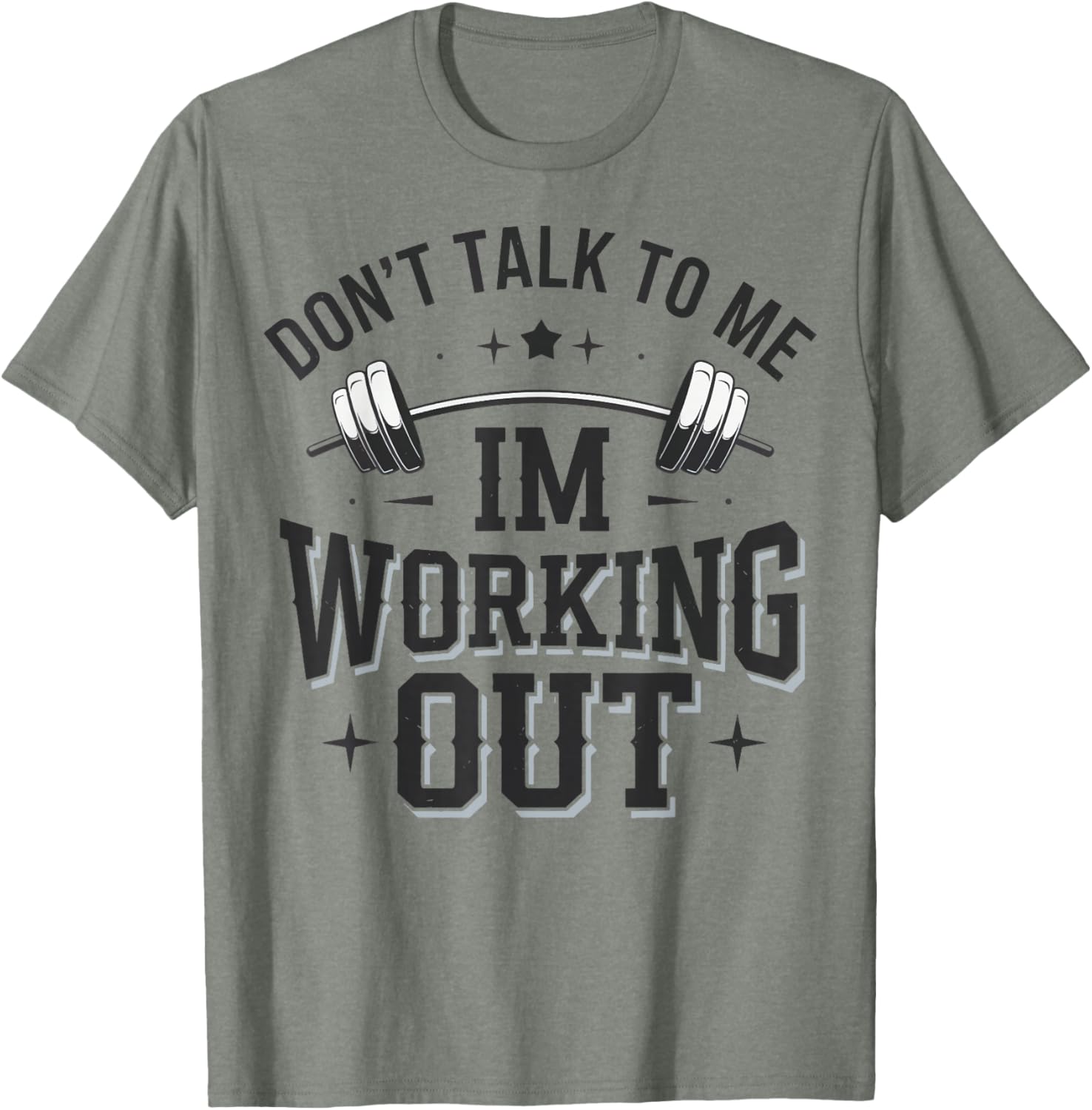 Funny Don't Talk To Me I'm Working Out T-Shirt for Fitness Lovers - 6