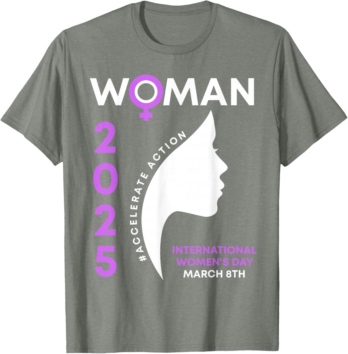 International Women's Day 2025 Action T-Shirt for Empowering Women - 8