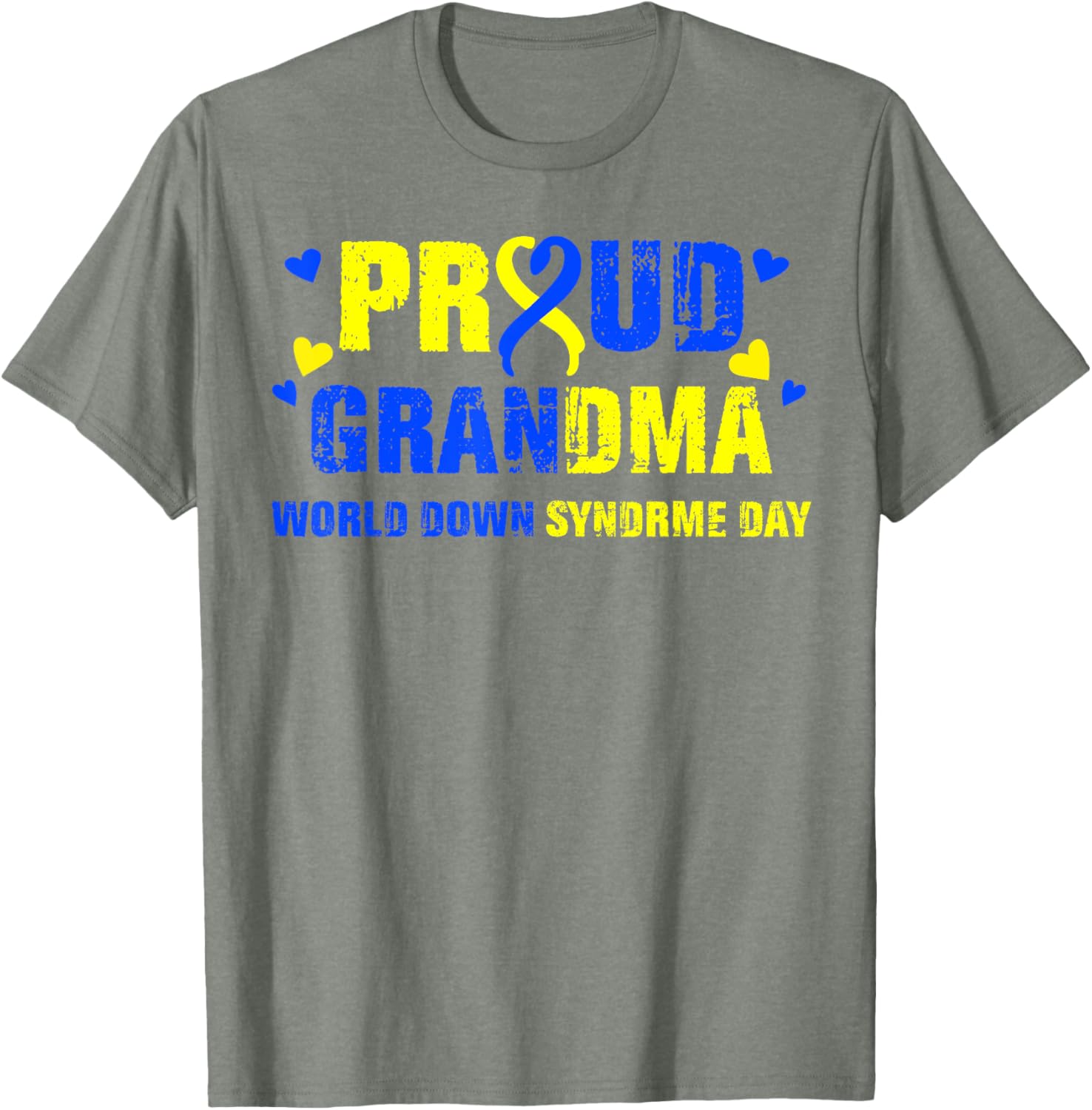 Down Syndrome Grandma Awareness T-Shirt for Proud Family Members - 9
