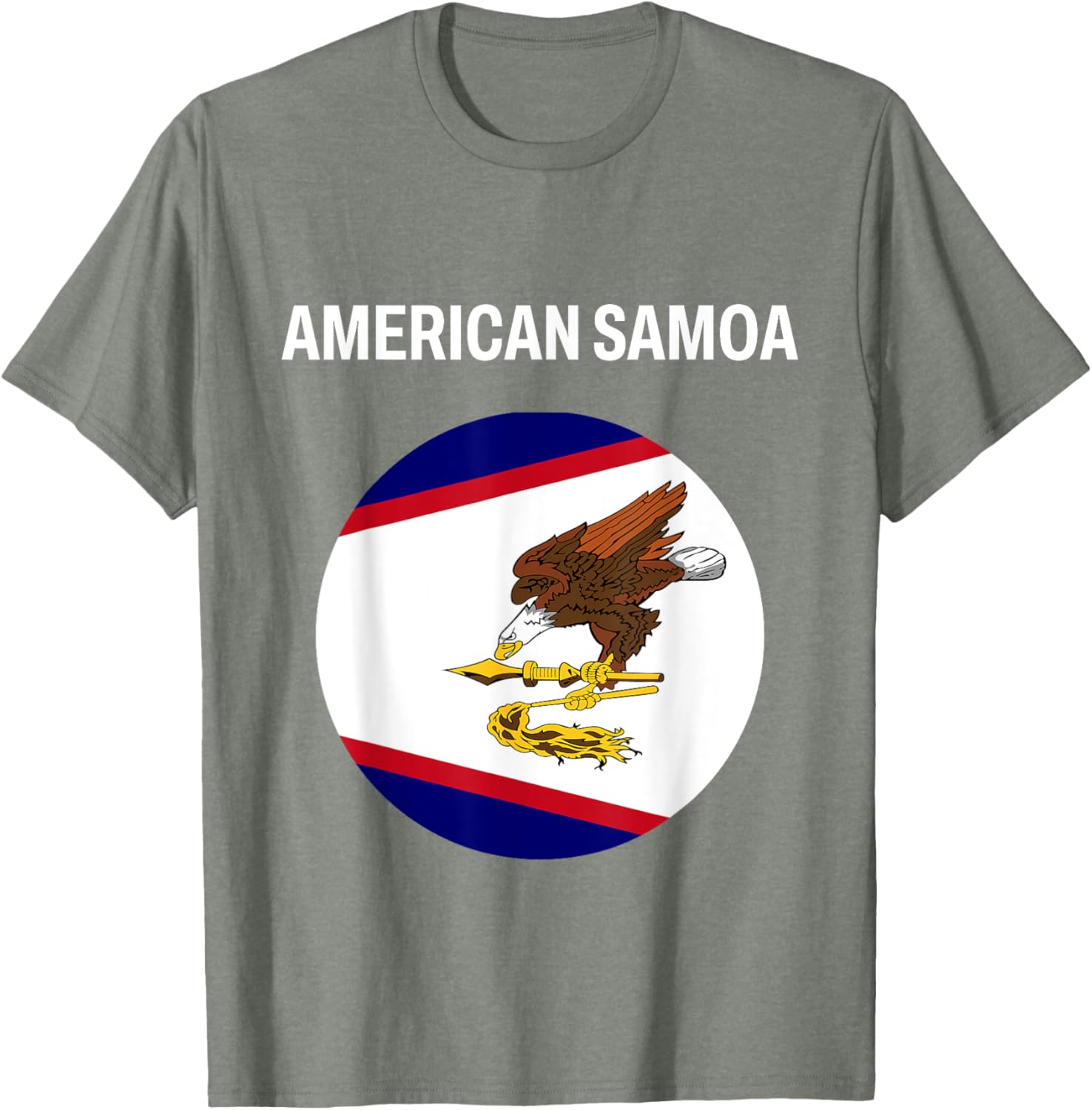 American Samoa Flag Modern T-Shirt for Stylish Casual Wear - 8