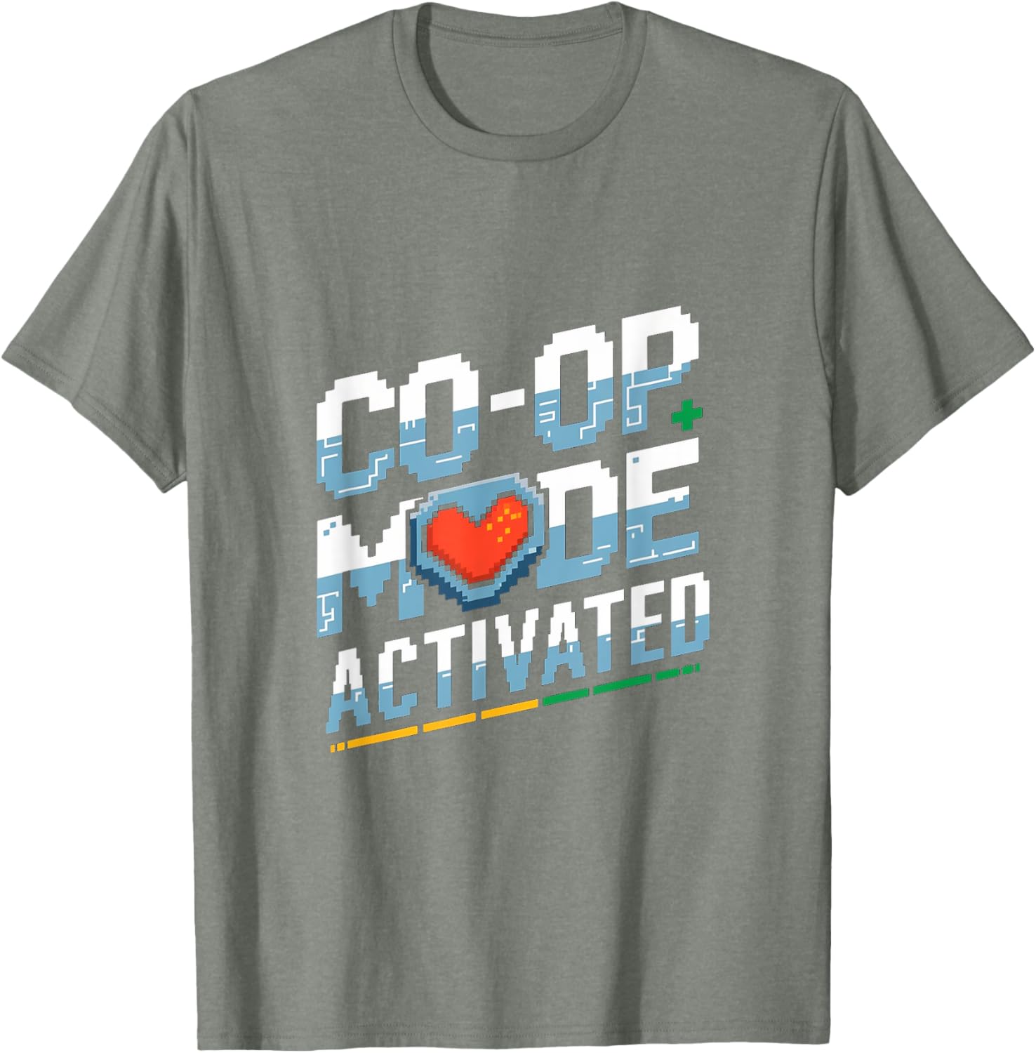 Matching Gamer Couple Retro Co-Op Mode T-Shirt for Fun Gaming Sessions - 17