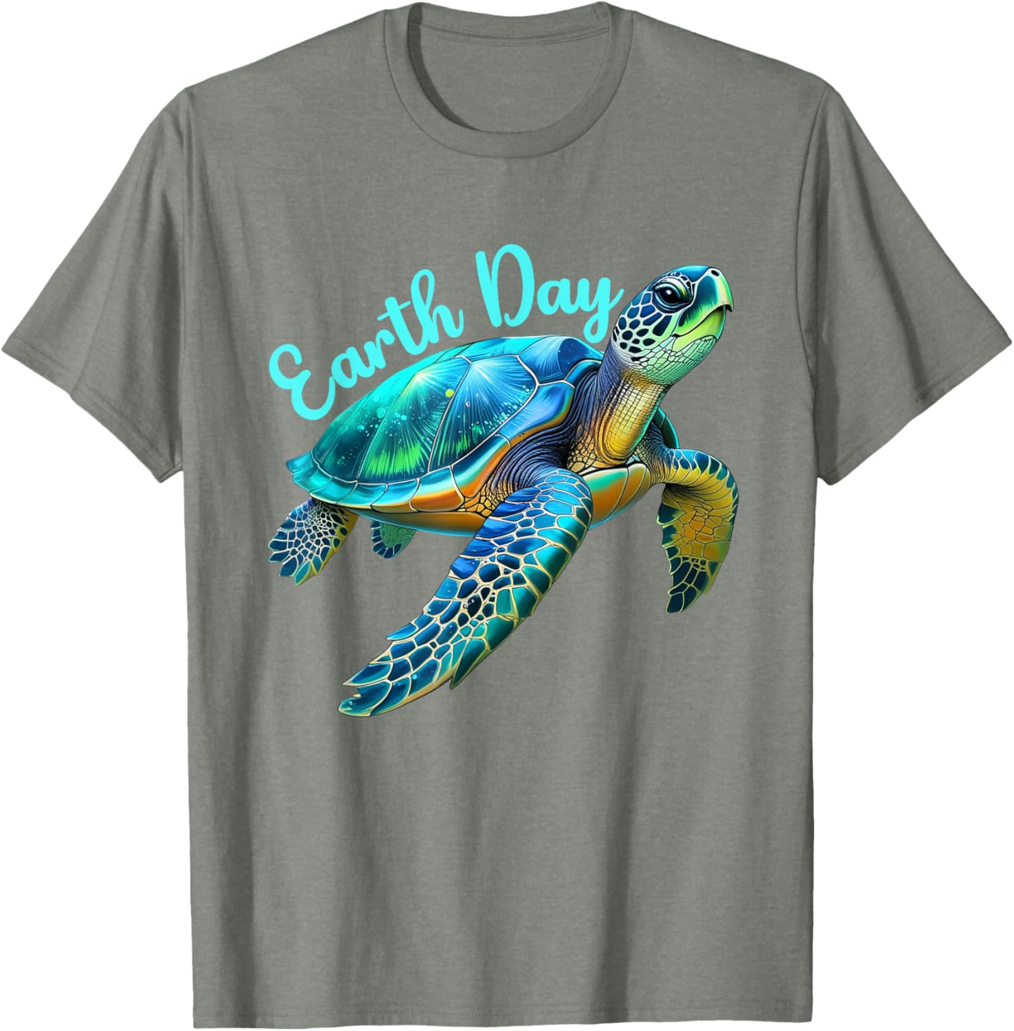 Sea Turtle Earth Day T-Shirt for Men and Women - Save the Planet! - 17