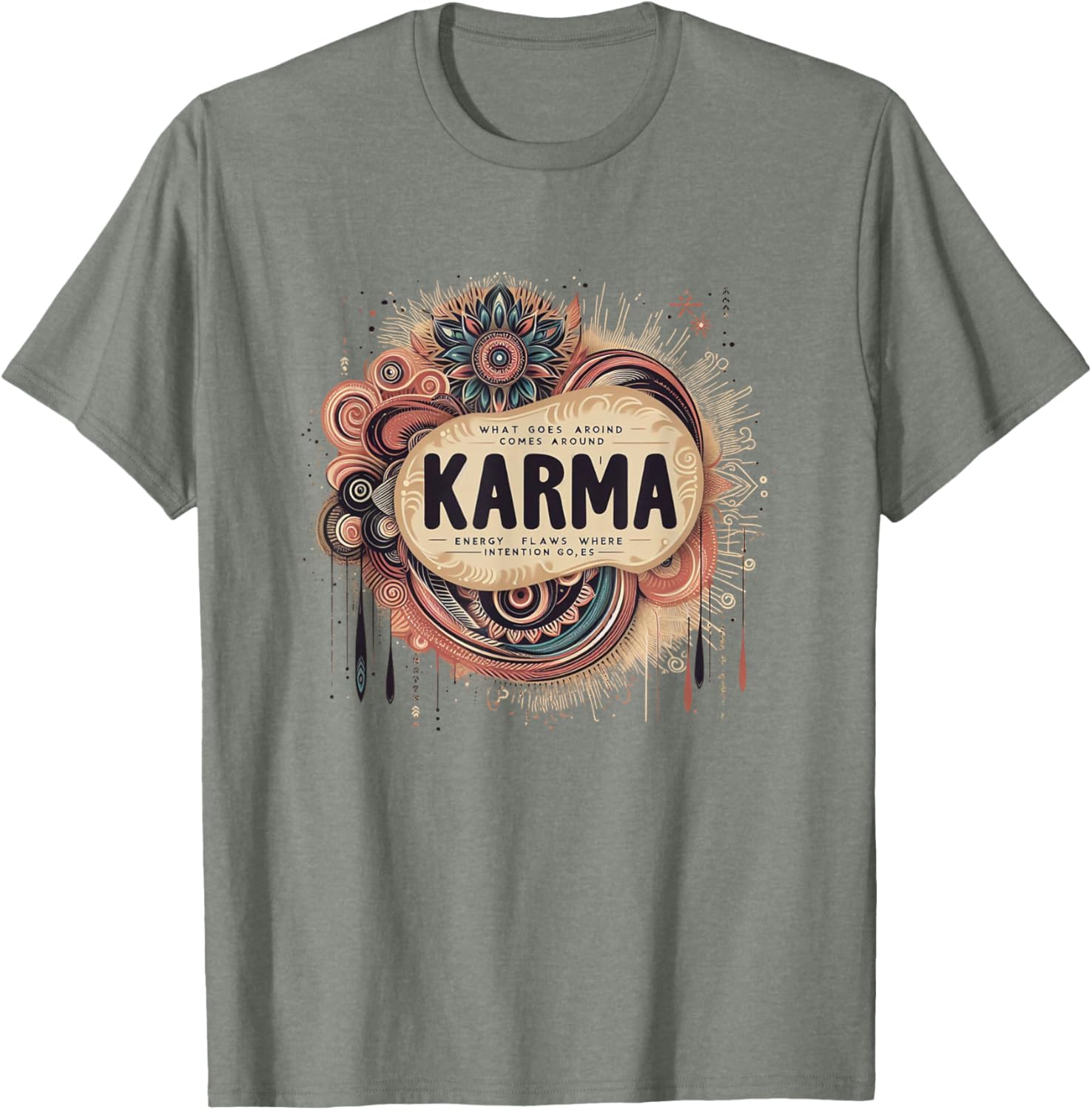 Inspirational Karma Quote Tee - Spread Positive Energy with Style - 22