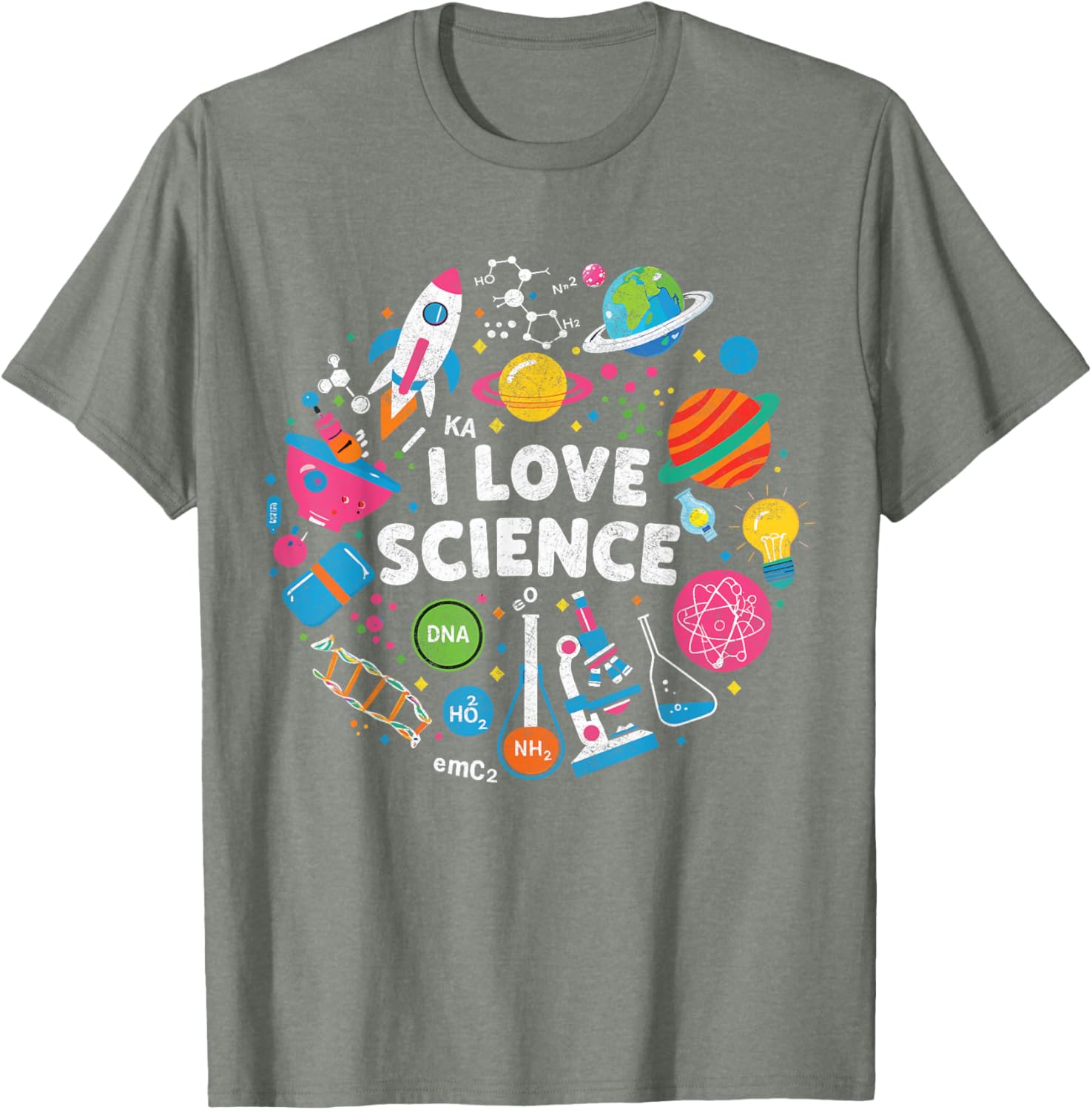I Love Science T-Shirt for Kids - Perfect Gift for Young Science Lovers - 17
