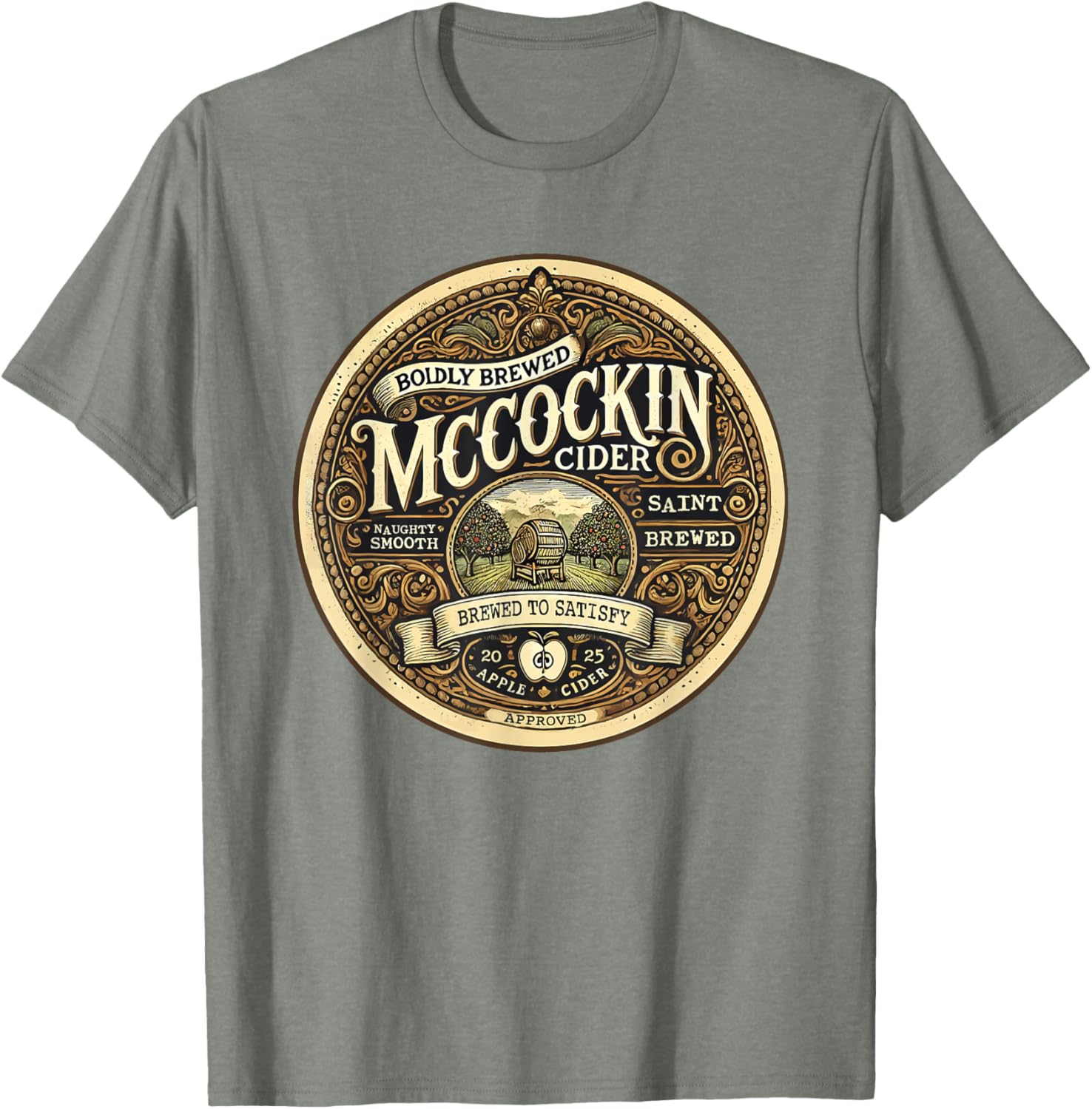Funny Mccockin Cider St Patricks Day T-Shirt for Adults - Humor Apparel - 27