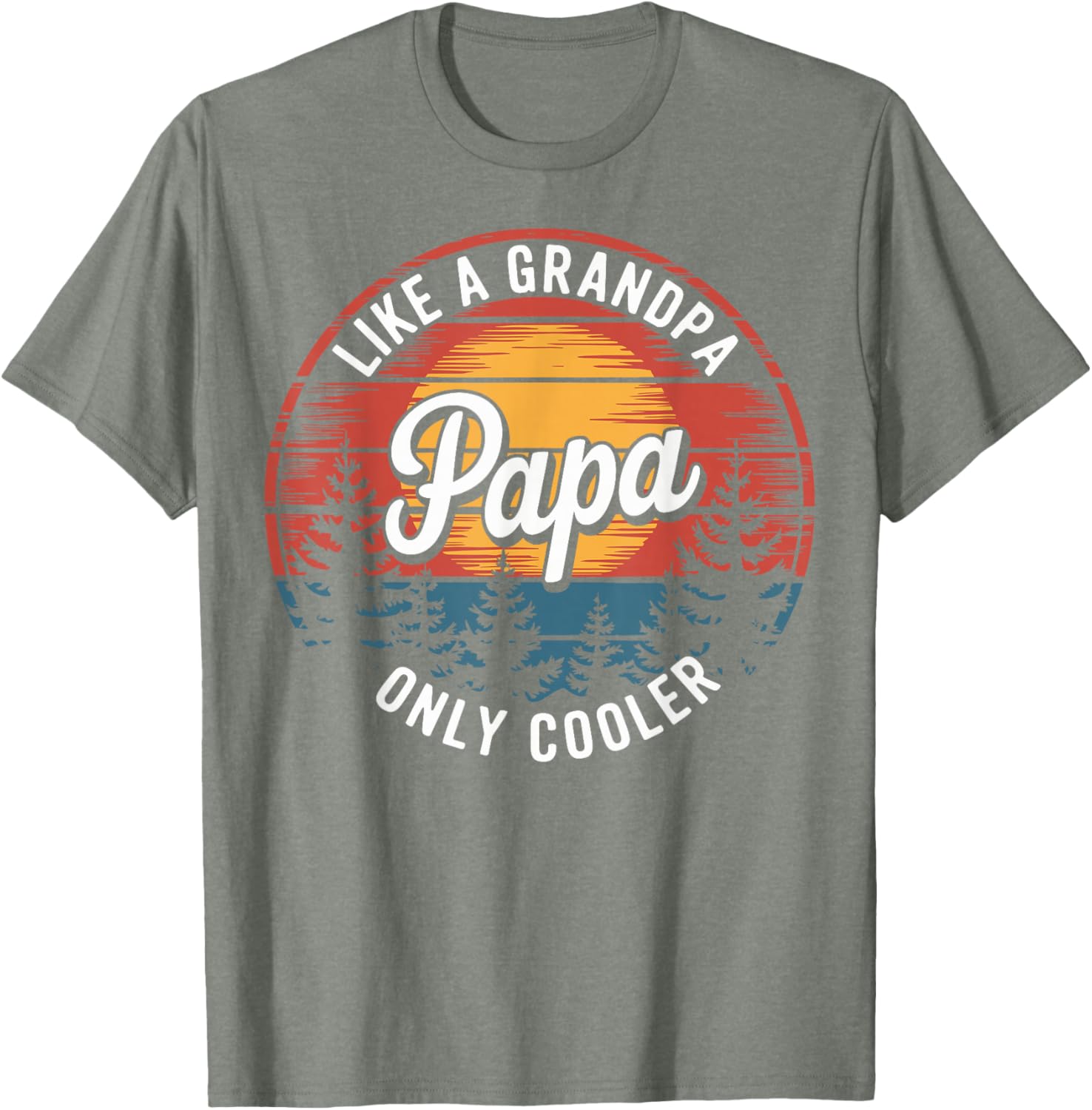 Cool Funny Dad T-Shirt Papa Like A Grandpa Definition Gift for Fathers - 26