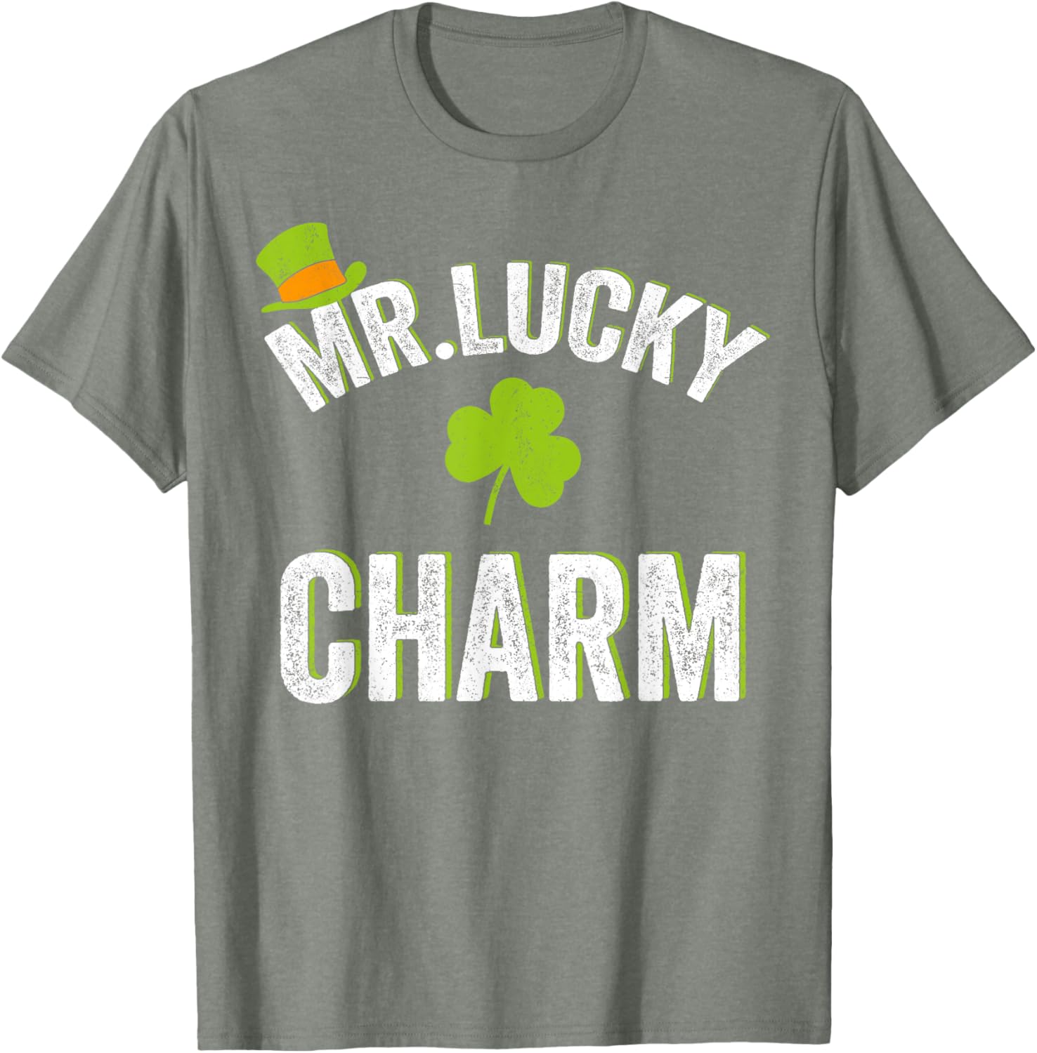 Mr Lucky Charm St Patricks Day T-Shirt for Kids and Men Fun & Festive - 18
