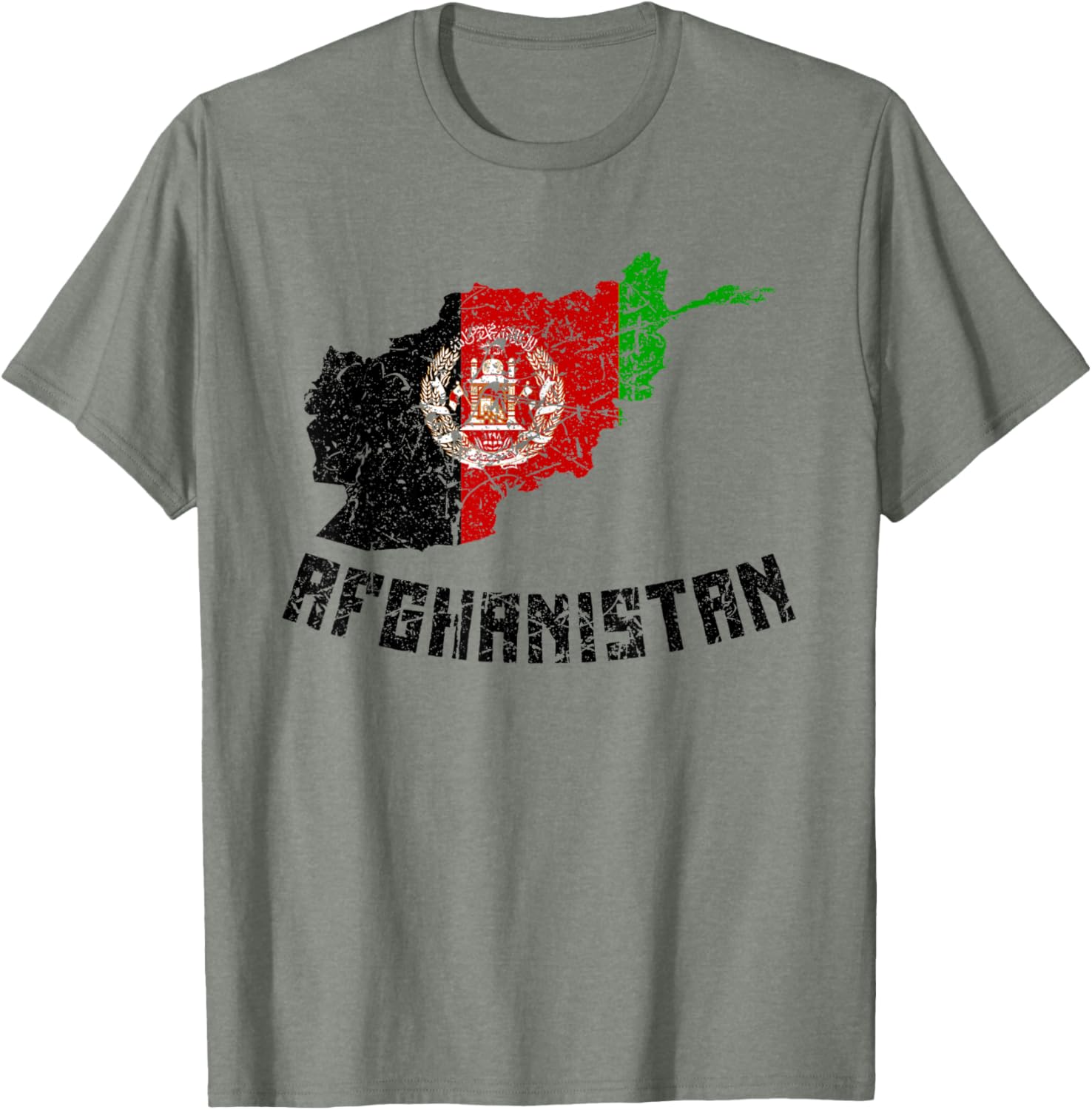 Distressed Afghan Flag T-Shirt for Men, Women, and Kids – Stylish Apparel - 9