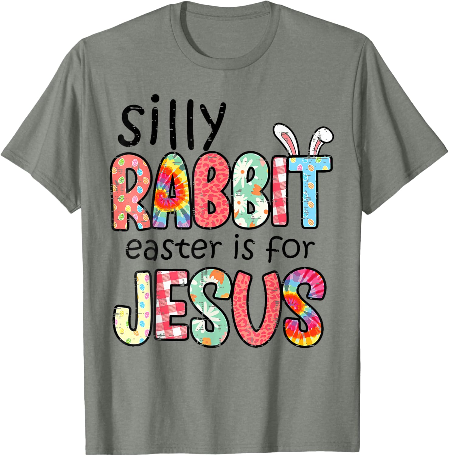 Silly Rabbit Easter T-Shirt for Jesus – Fun Religious Tee for Kids & Adults - 6