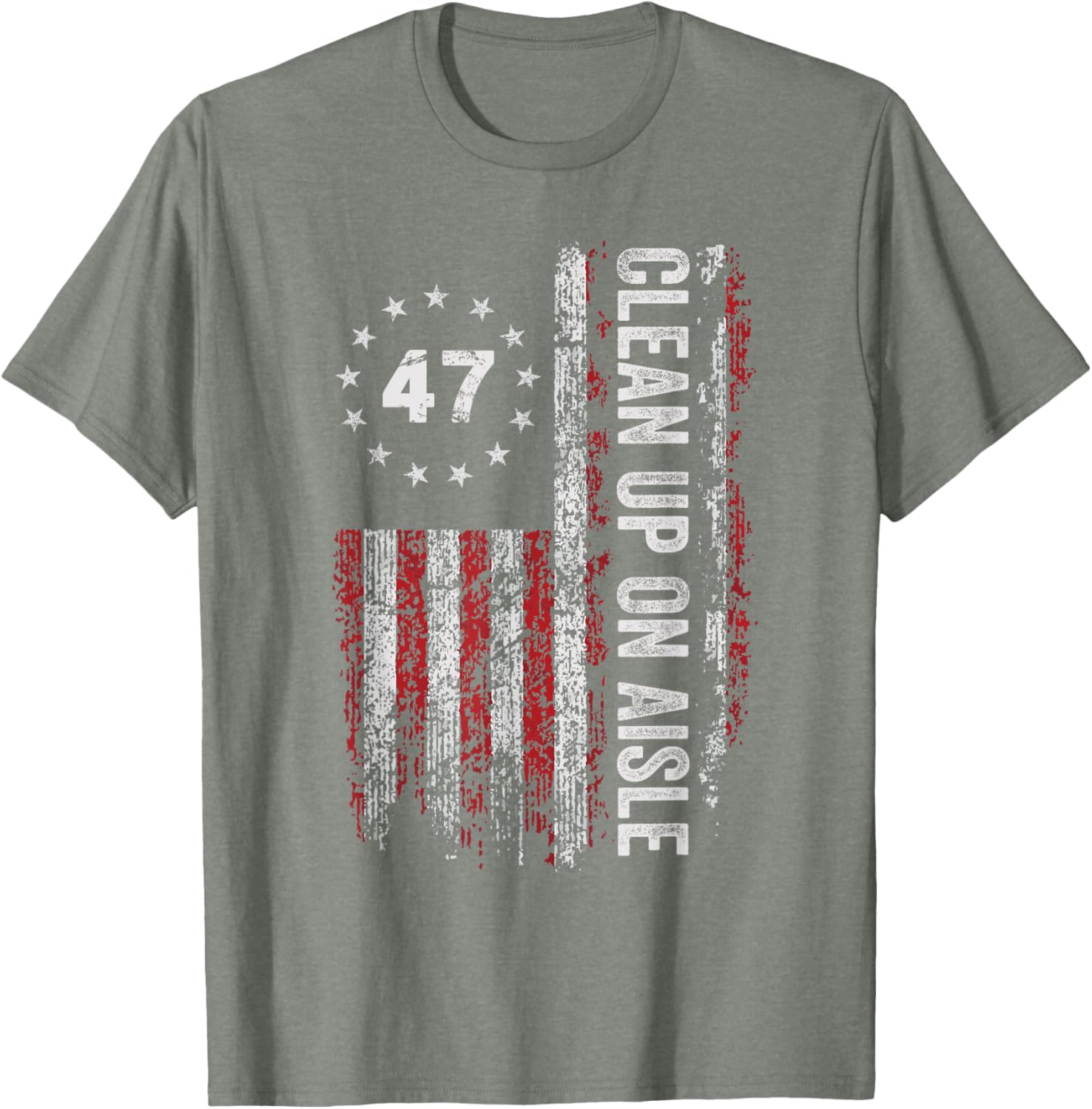 Clean Up On Aisle 47 Impeach 47 Anti Trump T-Shirt for Bold Statements - 4